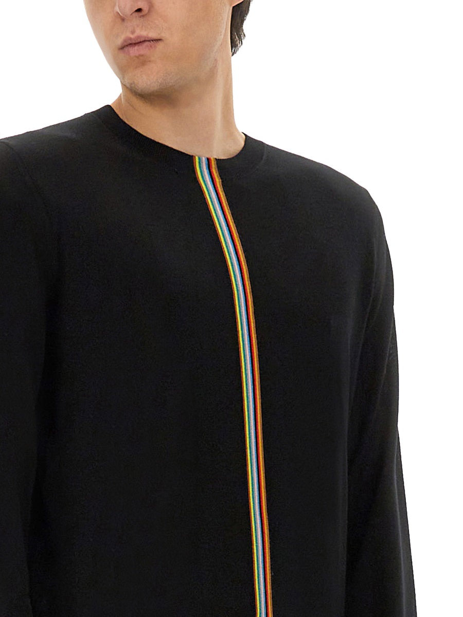 Paul Smith Men Jersey With Striped Detail - 4