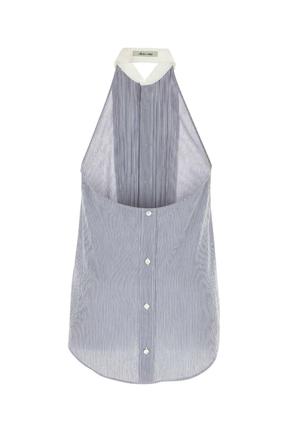 Fendi Men Embroidered Viscose Blend Shirt - 2