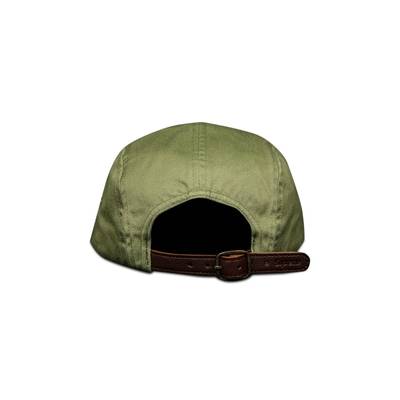 Supreme Supreme Washed Chino Twill Camp Cap 'Light Olive' outlook