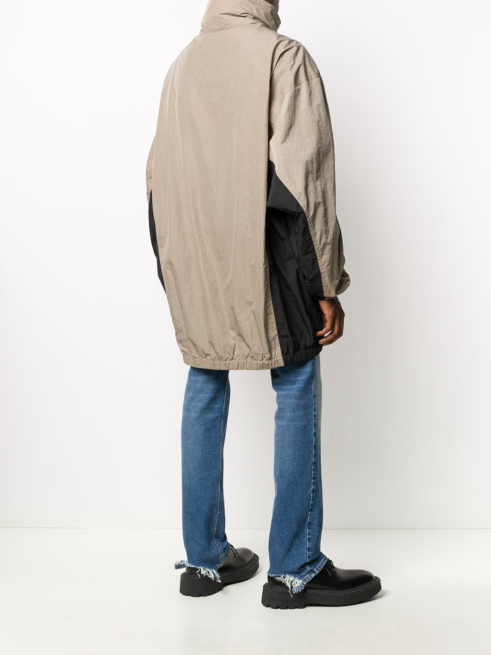 oversized zip-up lightweight jacket - 4