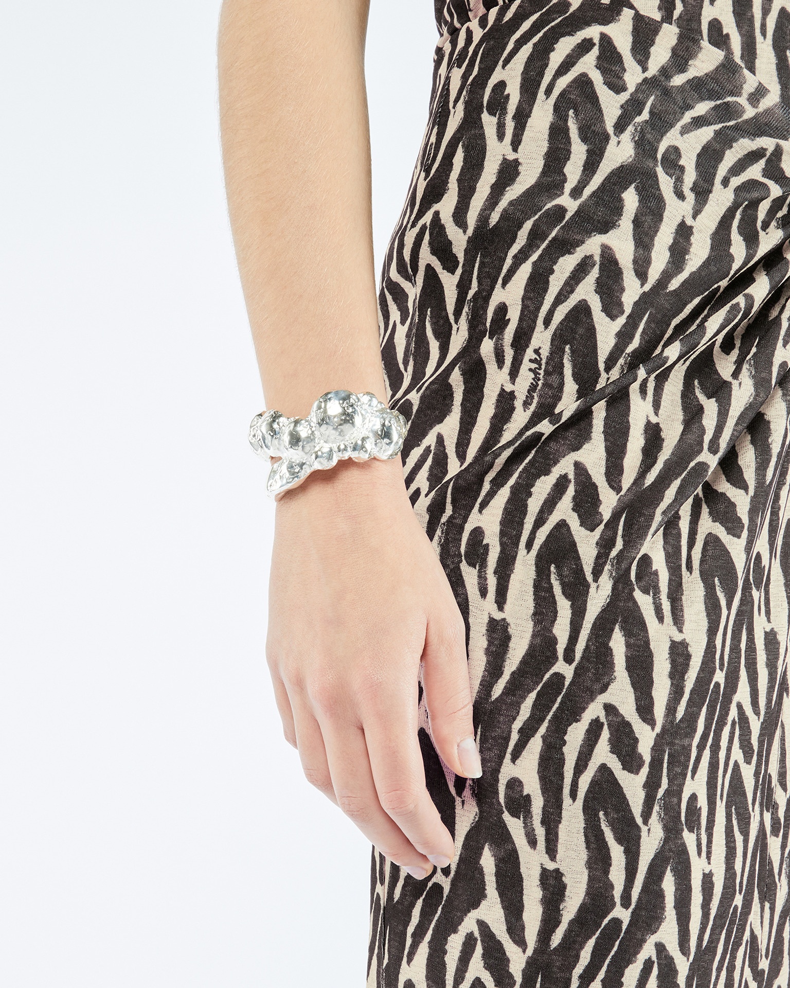 MARIANNE - Recycled silver bracelet cuff - 6