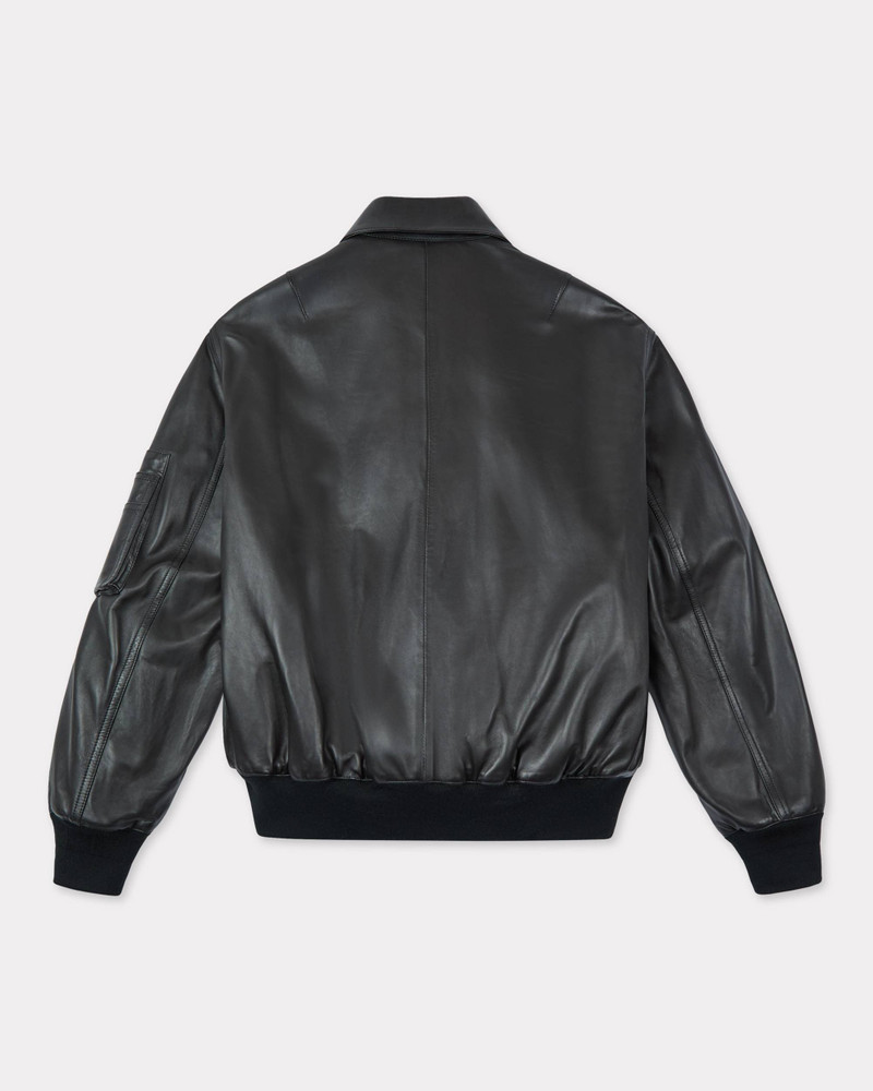 KENZO Leather bomber jacket outlook