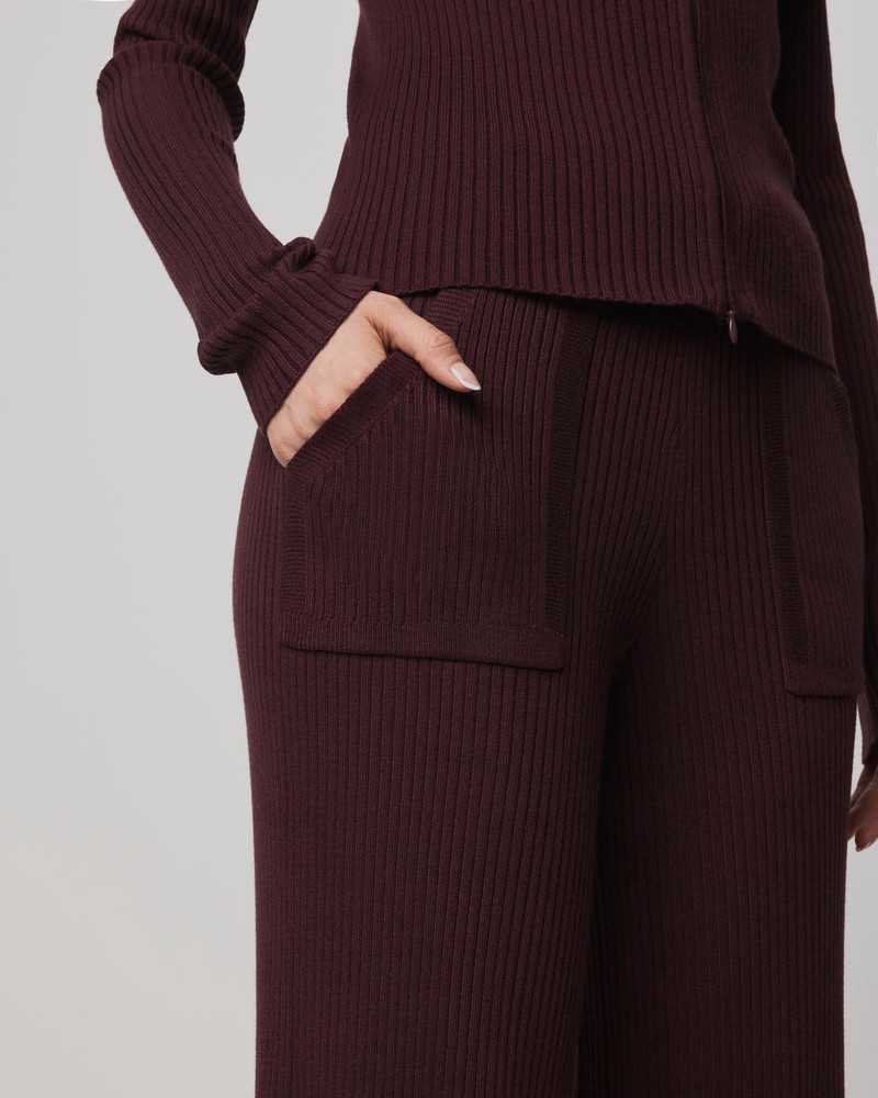 Georgie Cashblend Rib Pant 5