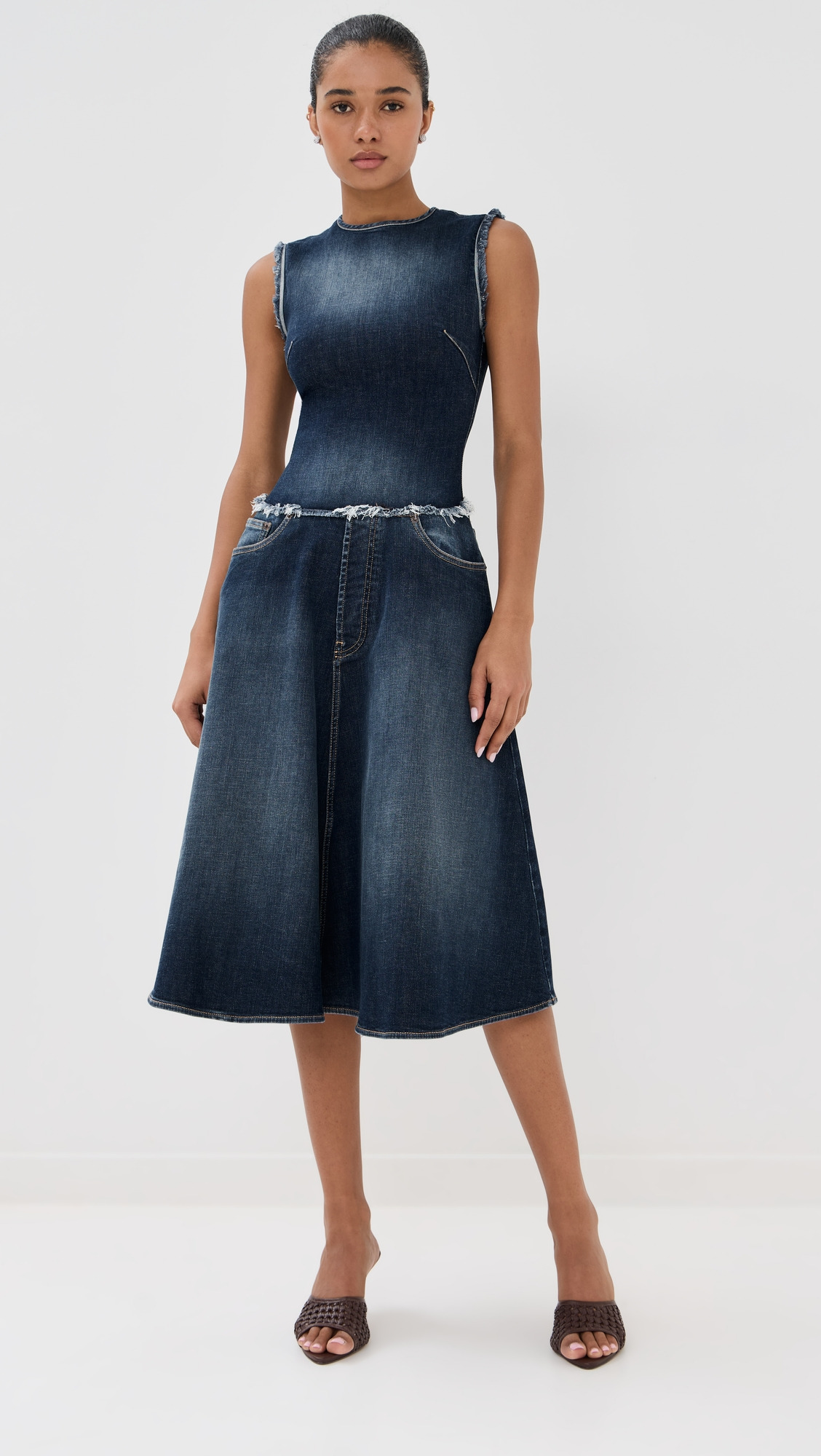 Denim Stretch Dress - 6