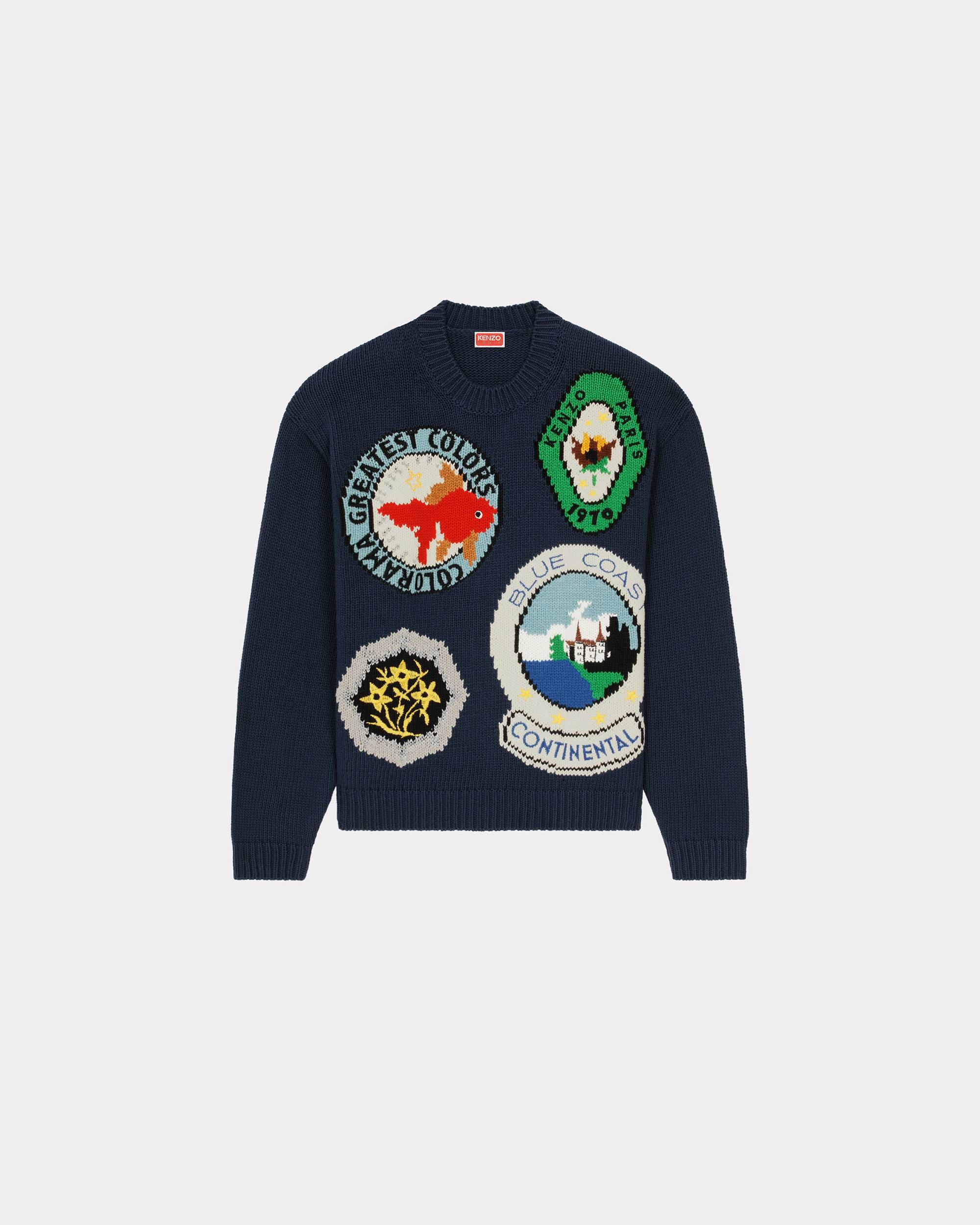 'KENZO Travel' hand-embroidered jumper - 1