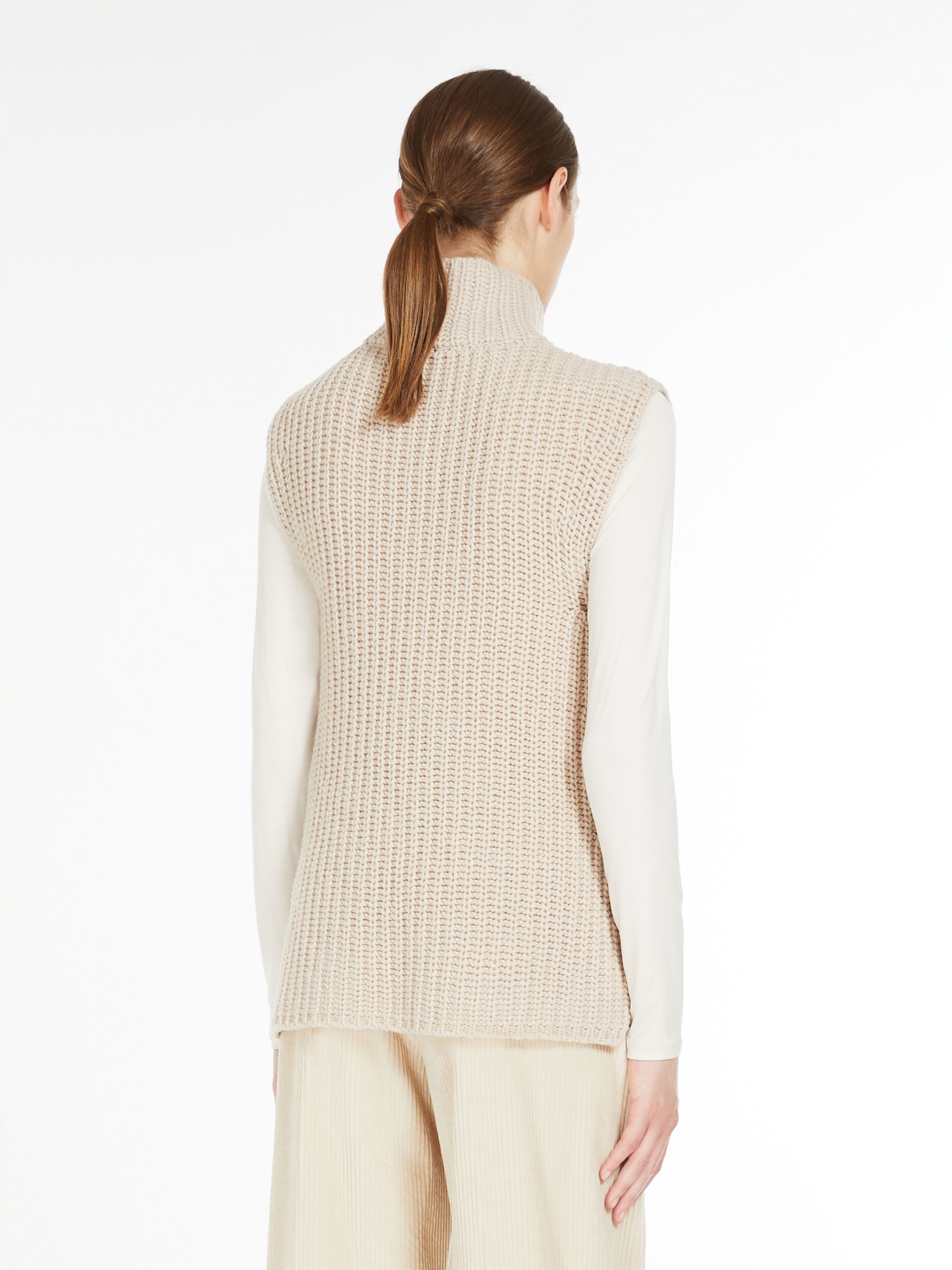 TOANO Carded wool gilet - 4