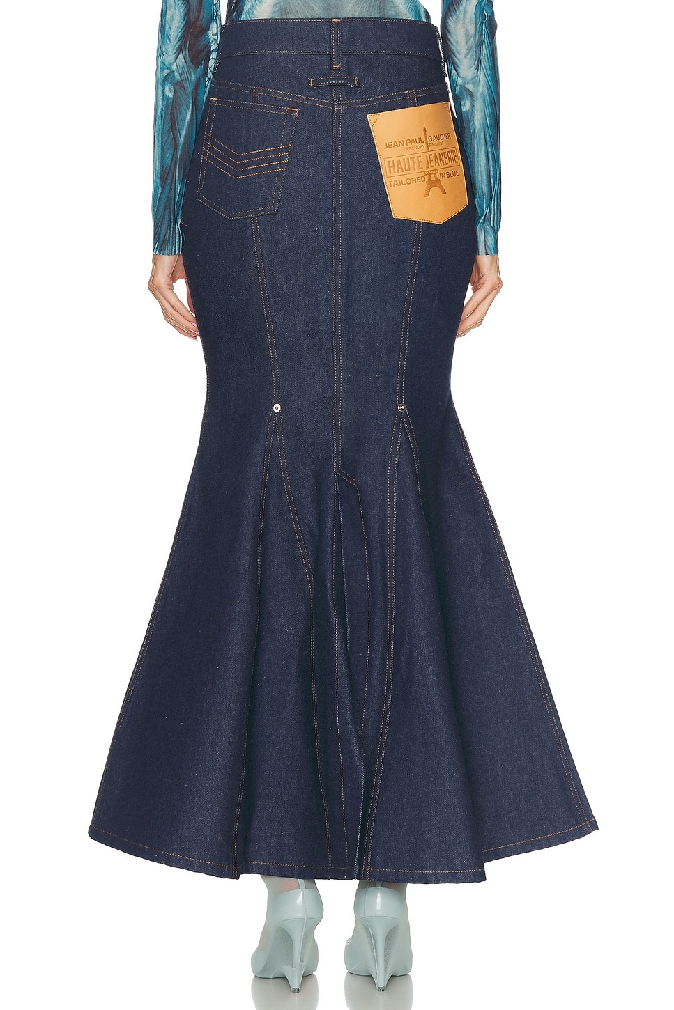 Mermaid Denim Skirt - 4