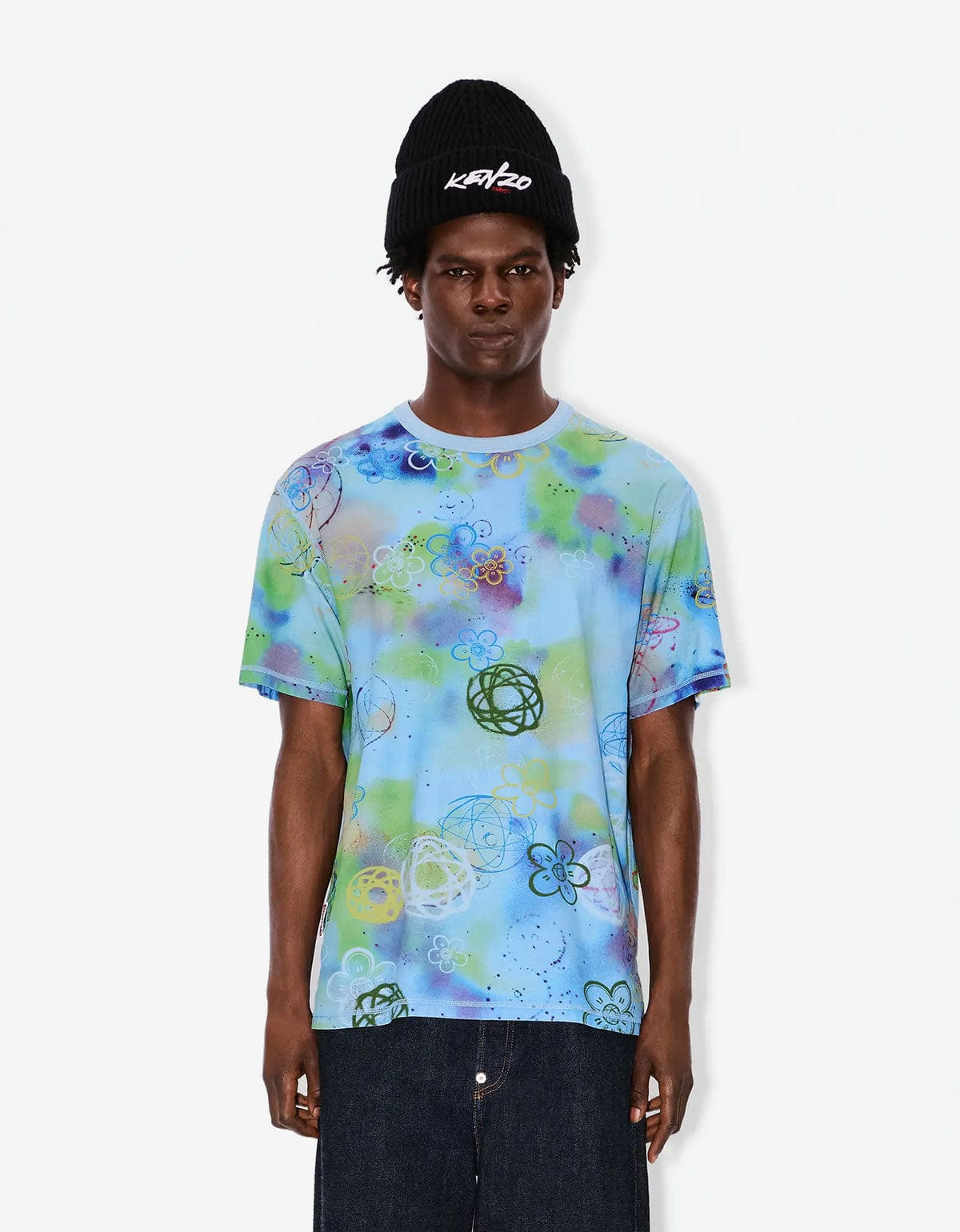 Kenzo x Futura 2000 Blue Reversible T-Shirt - 8