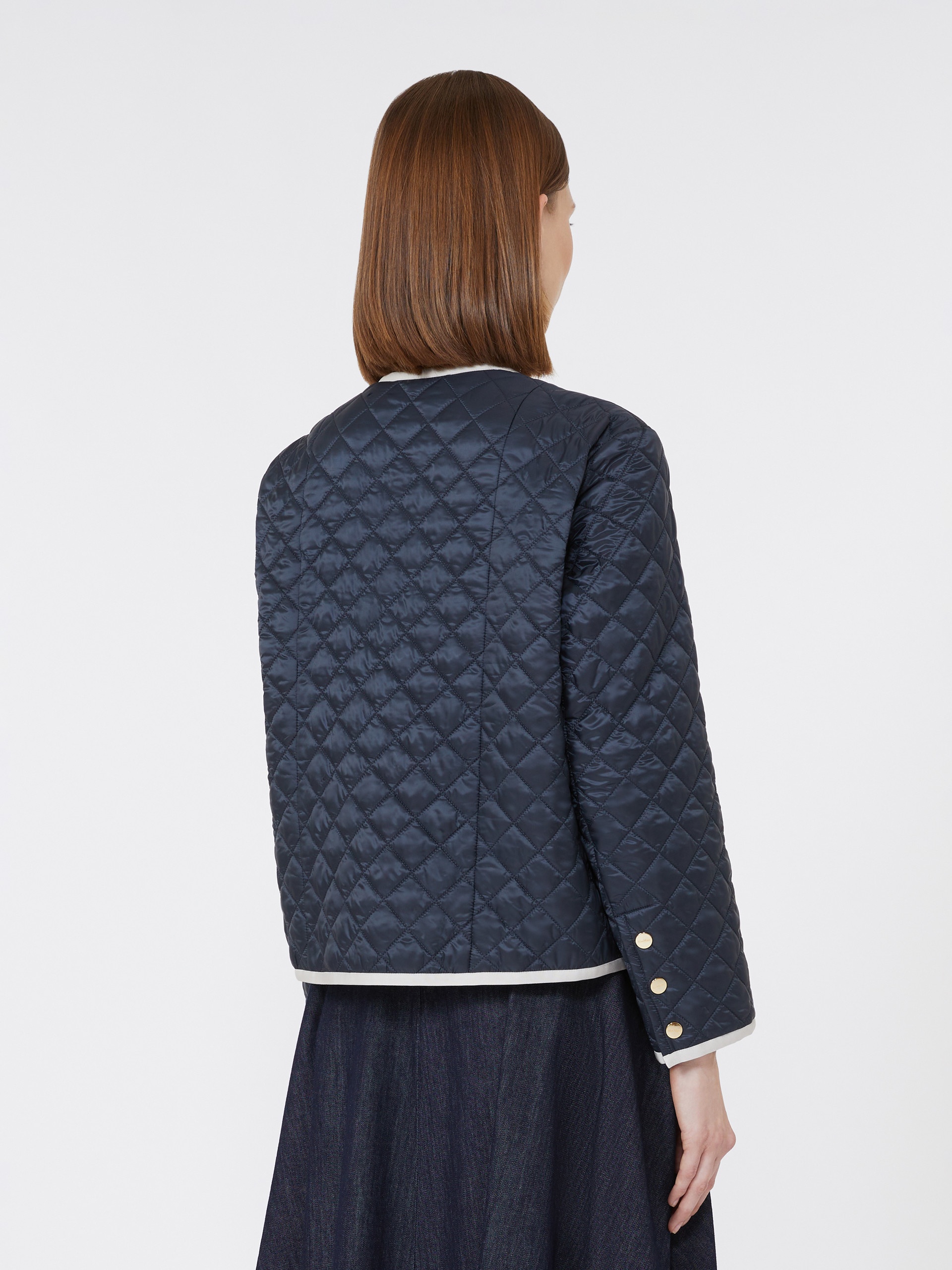 CELESTE Quilted padded jacket in water-repellent canvas - 4