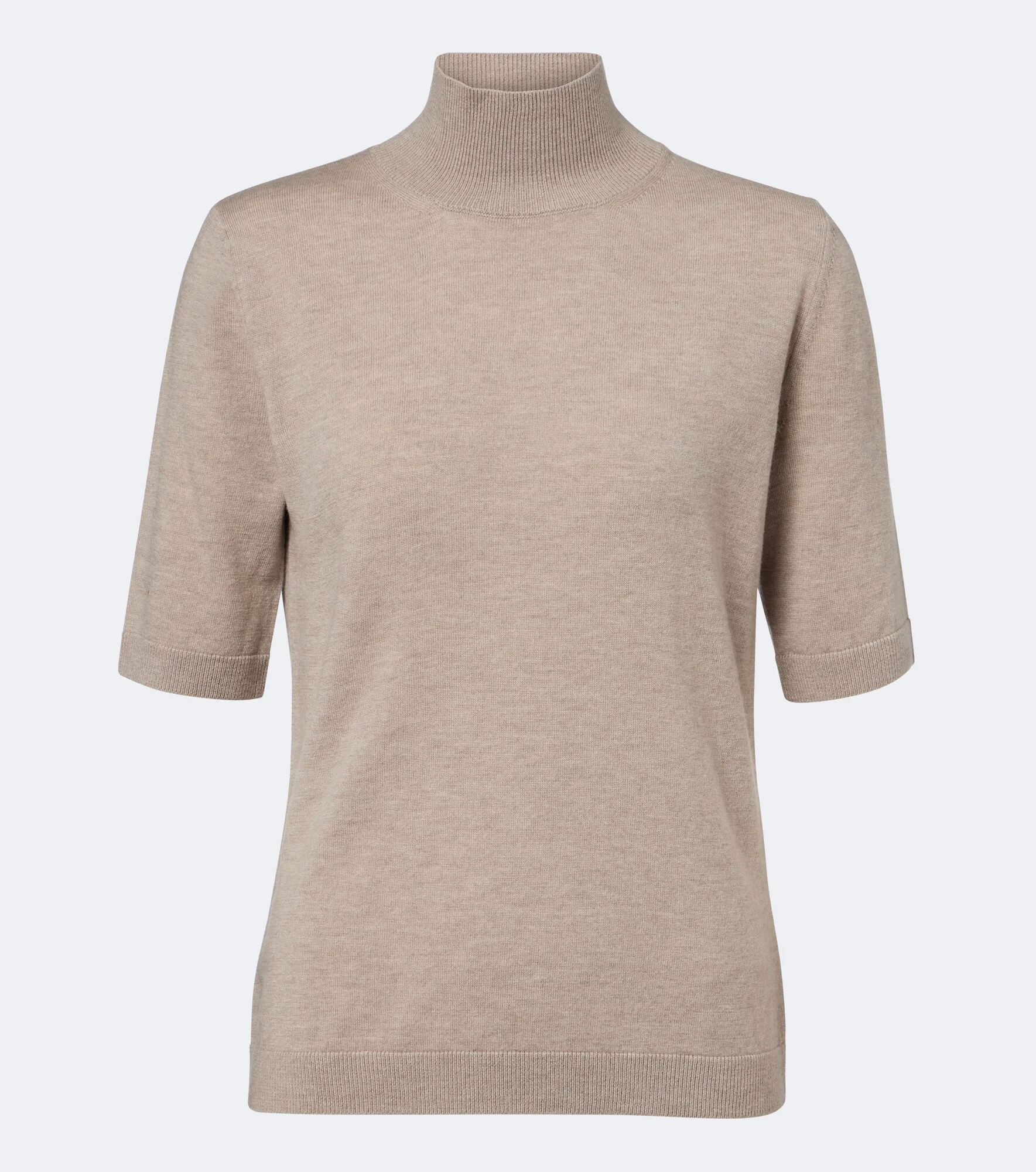 Wool high-neck sweater - 1