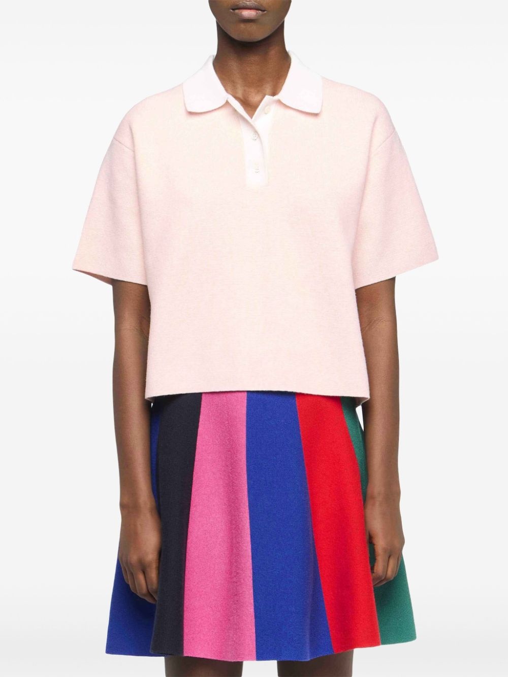 cropped polo shirt - 3