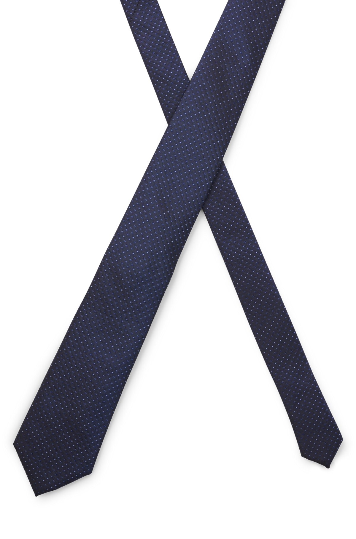 SILK TIE WITH JACQUARD PATTERN - 4