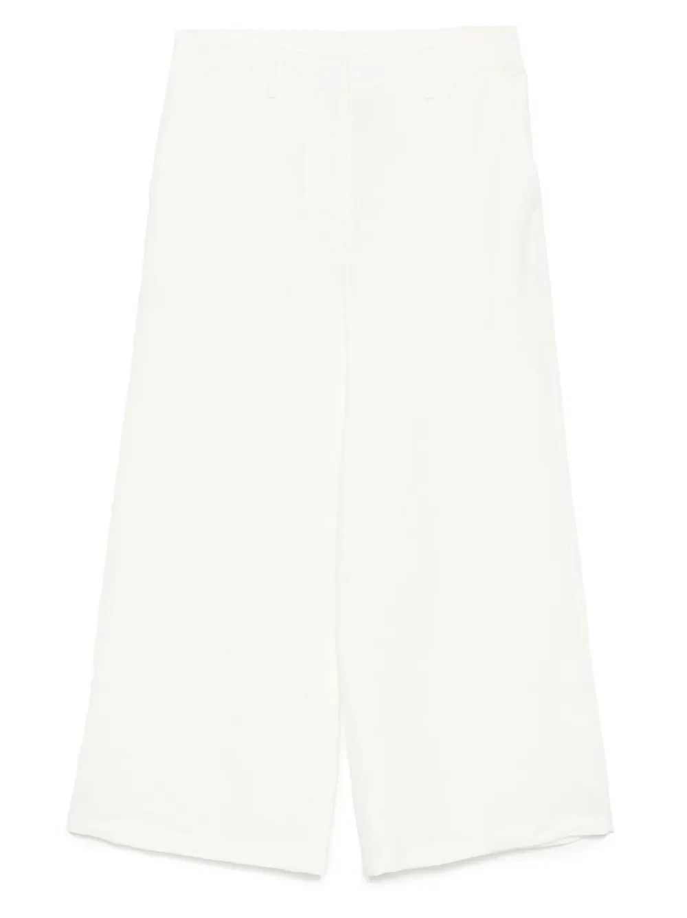 Cropped Howard Pant in Ivory - 1