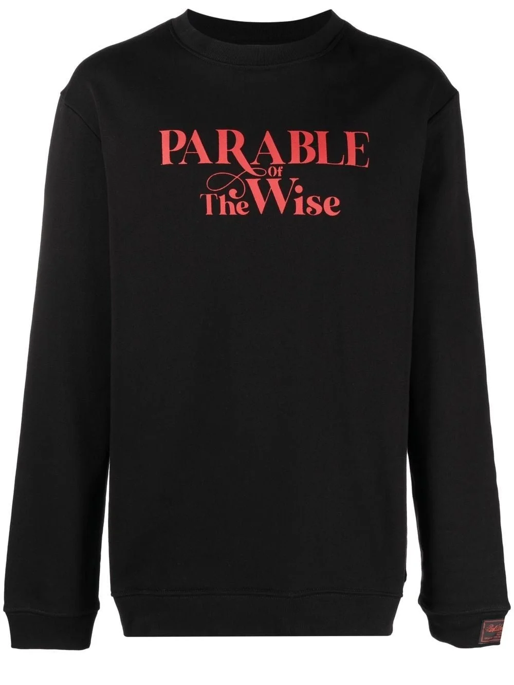 text-print sweatshirt - 1