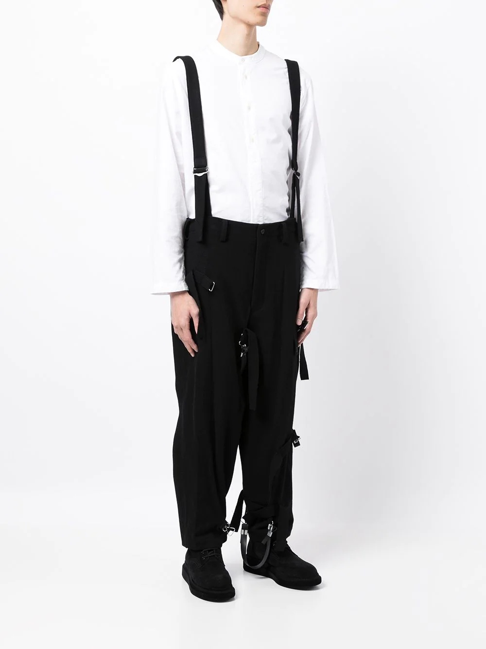 suspender-strap trousers - 3