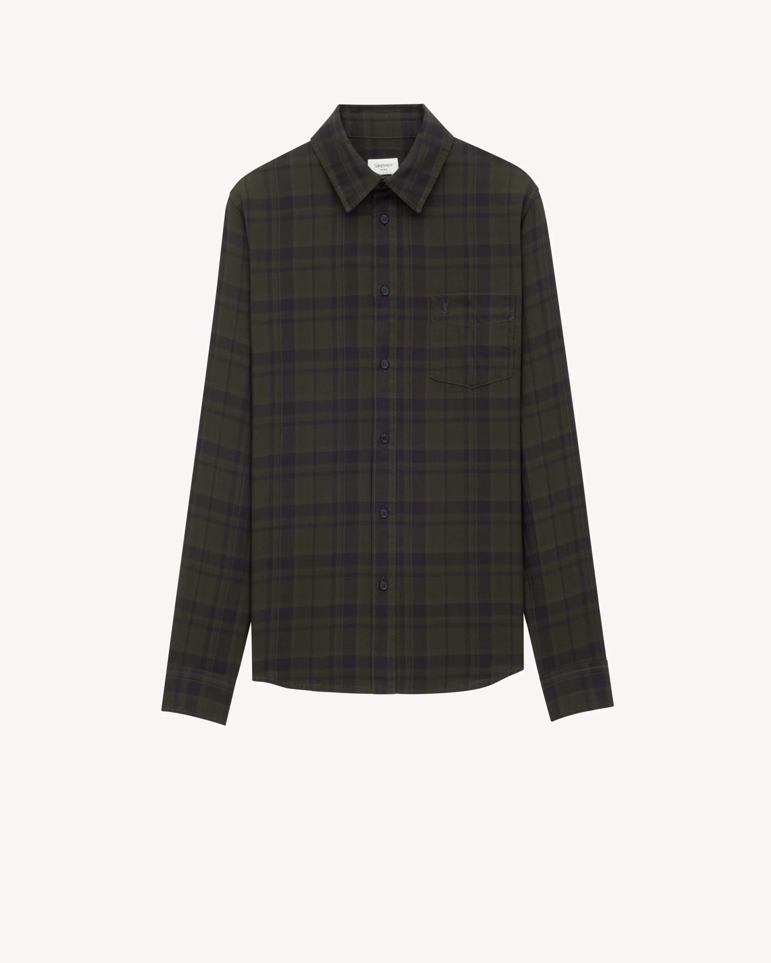 CASSANDRE SHIRT IN COTTON CHECK - 1