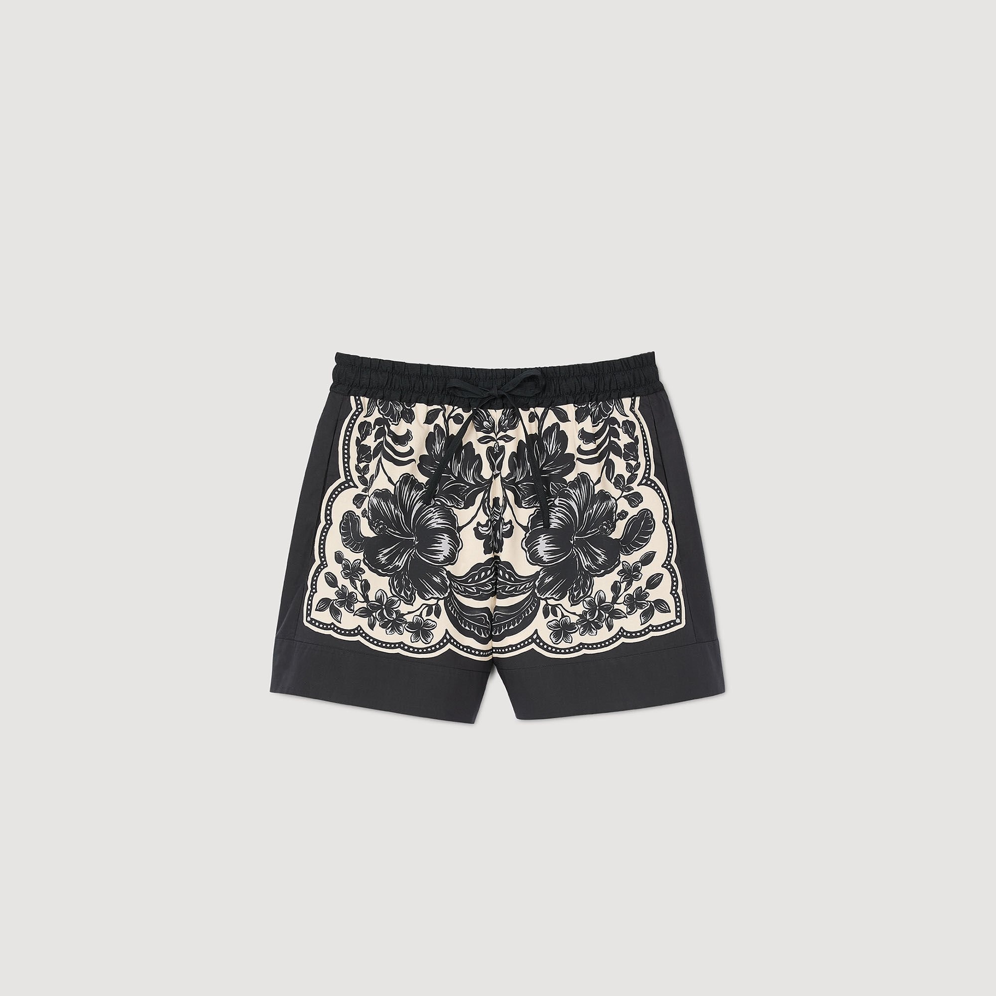 FLORAL PRINT SHORTS - 6