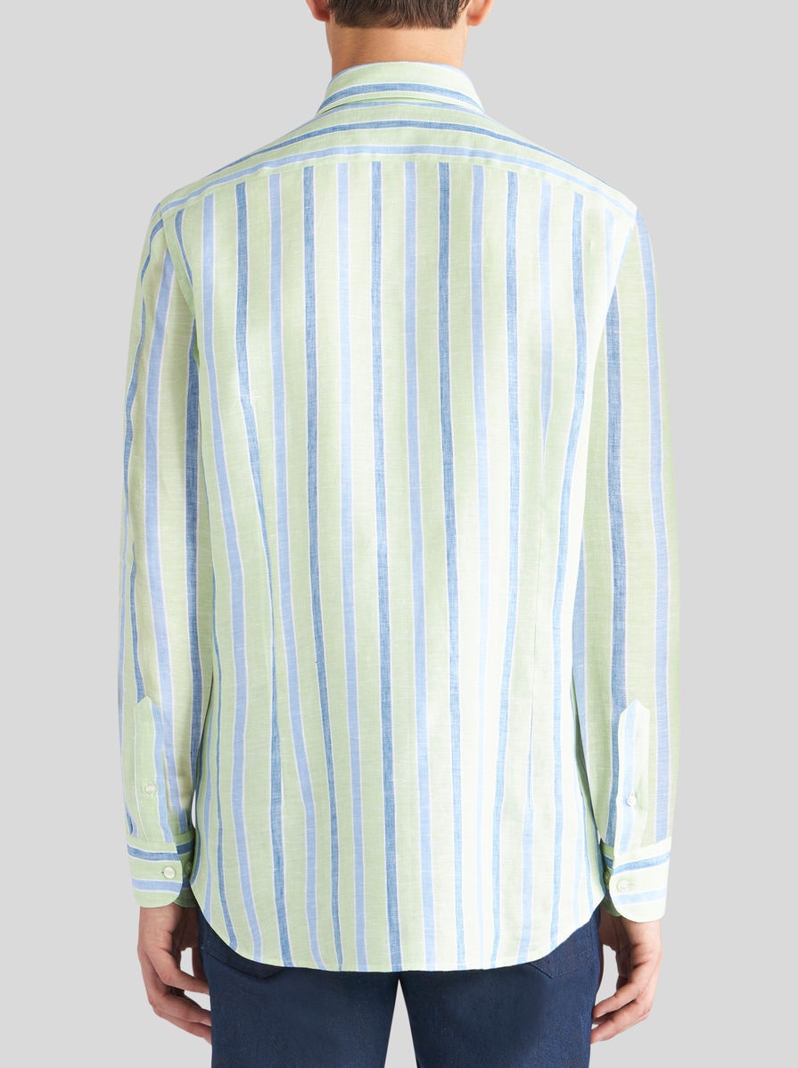 STRIPED SHIRT WITH LOGO - 4
