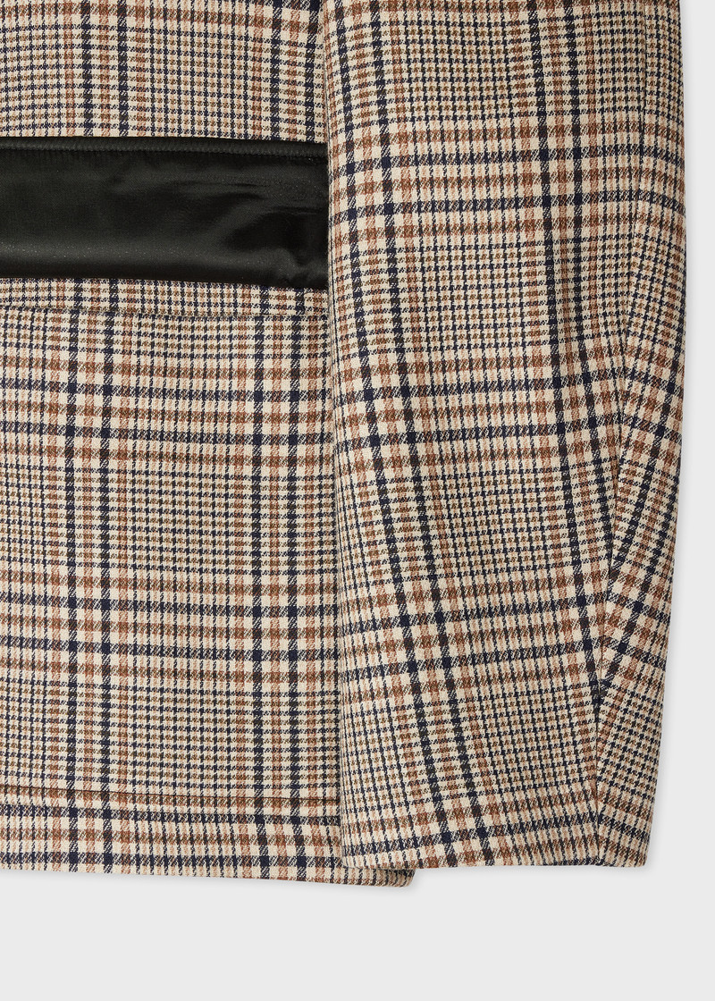 Women's Brown Houndstooth Jacket 3