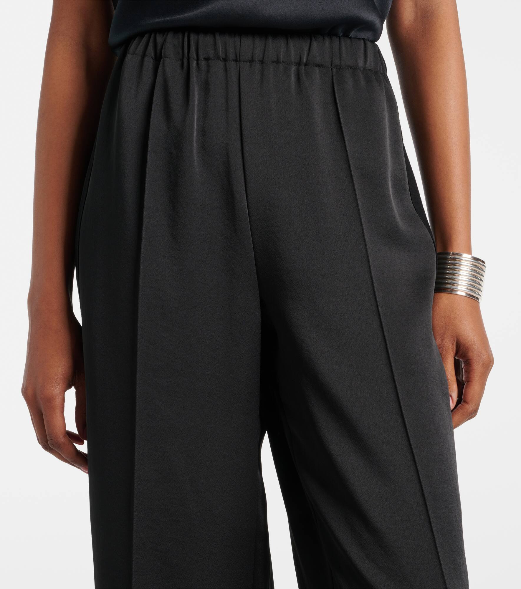 Mid-rise wide-leg pants - 4
