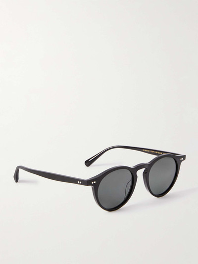 Oliver Peoples OP-13 Round-Frame Tortoiseshell Acetate Sunglasses outlook
