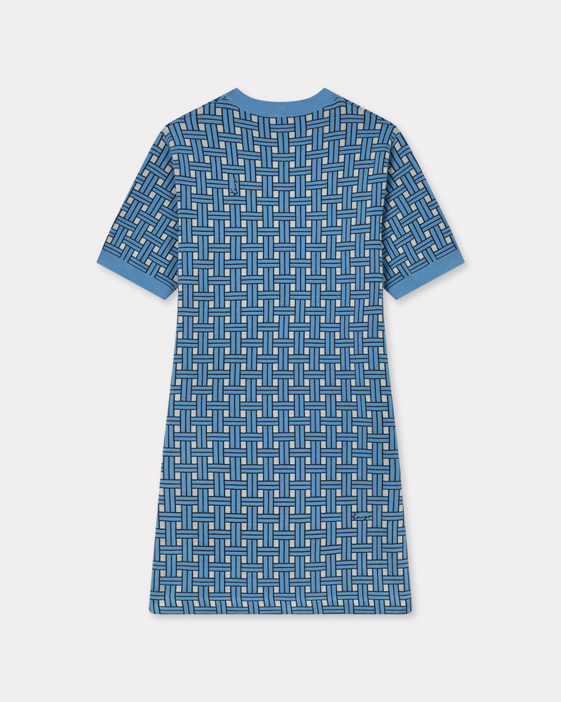 KENZO 'KENZO Weave' embroidered dress outlook