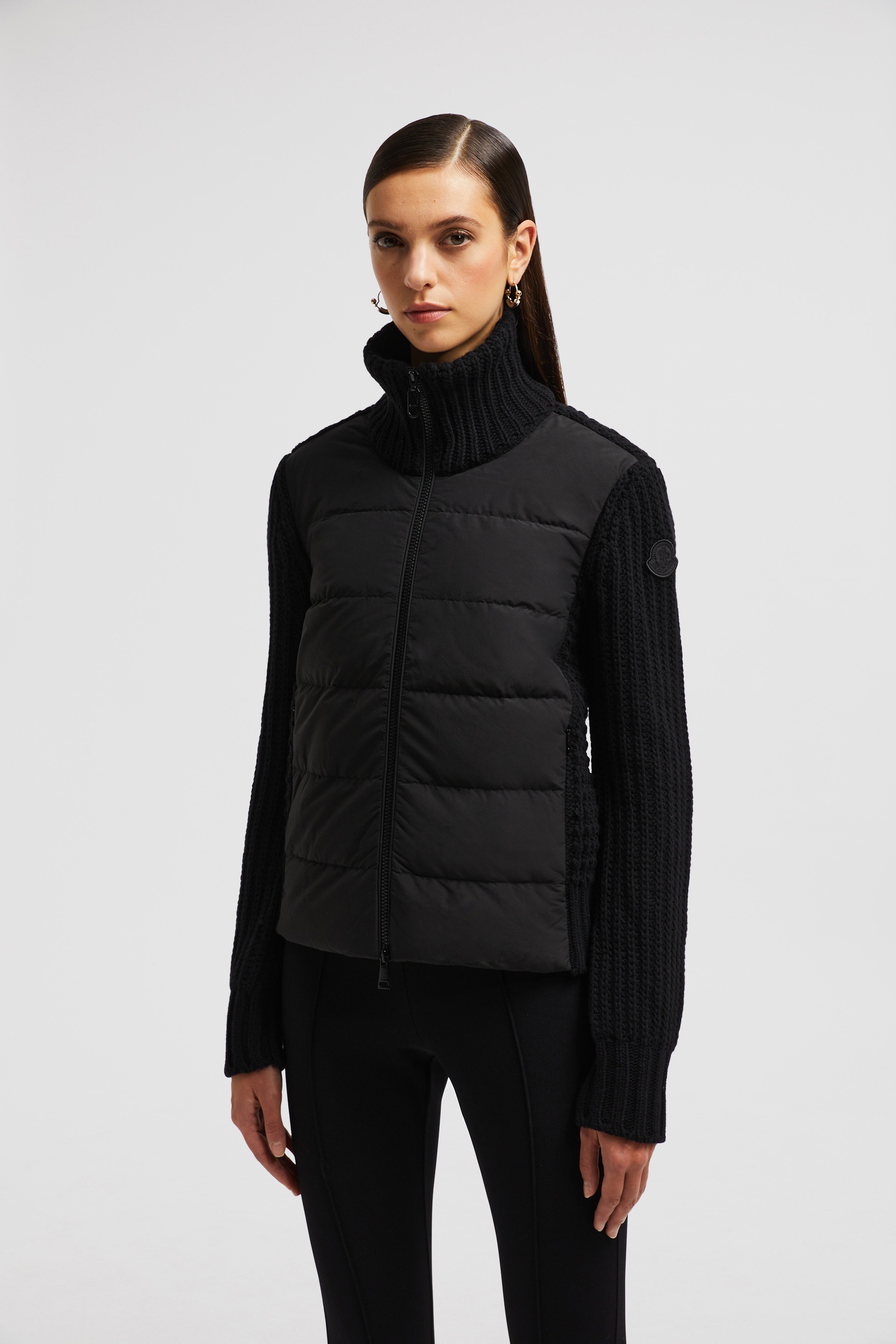 Padded Wool & Cashmere Zip-Up Cardigan - 3