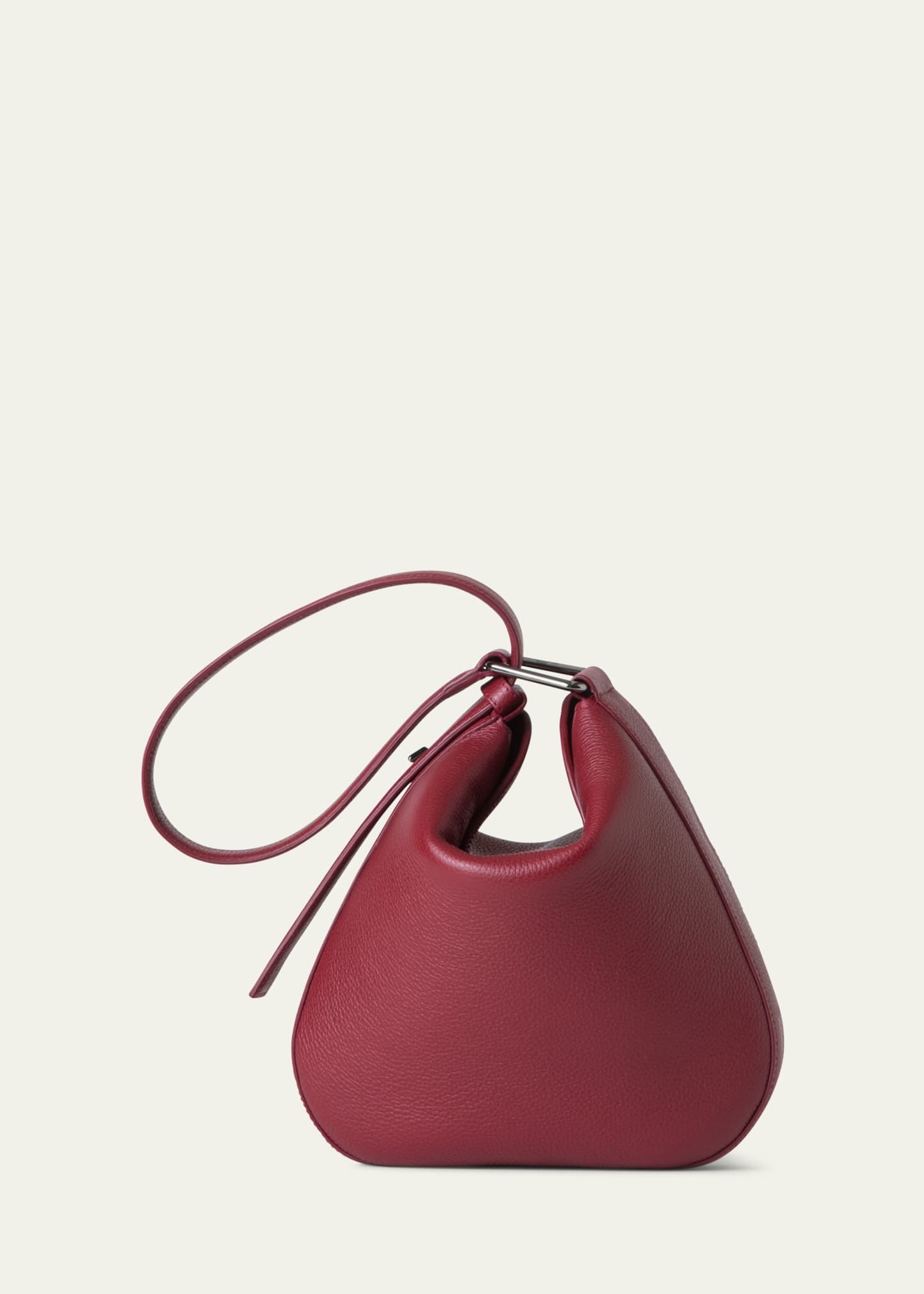 Anna Little Leather Hobo Bag - 3