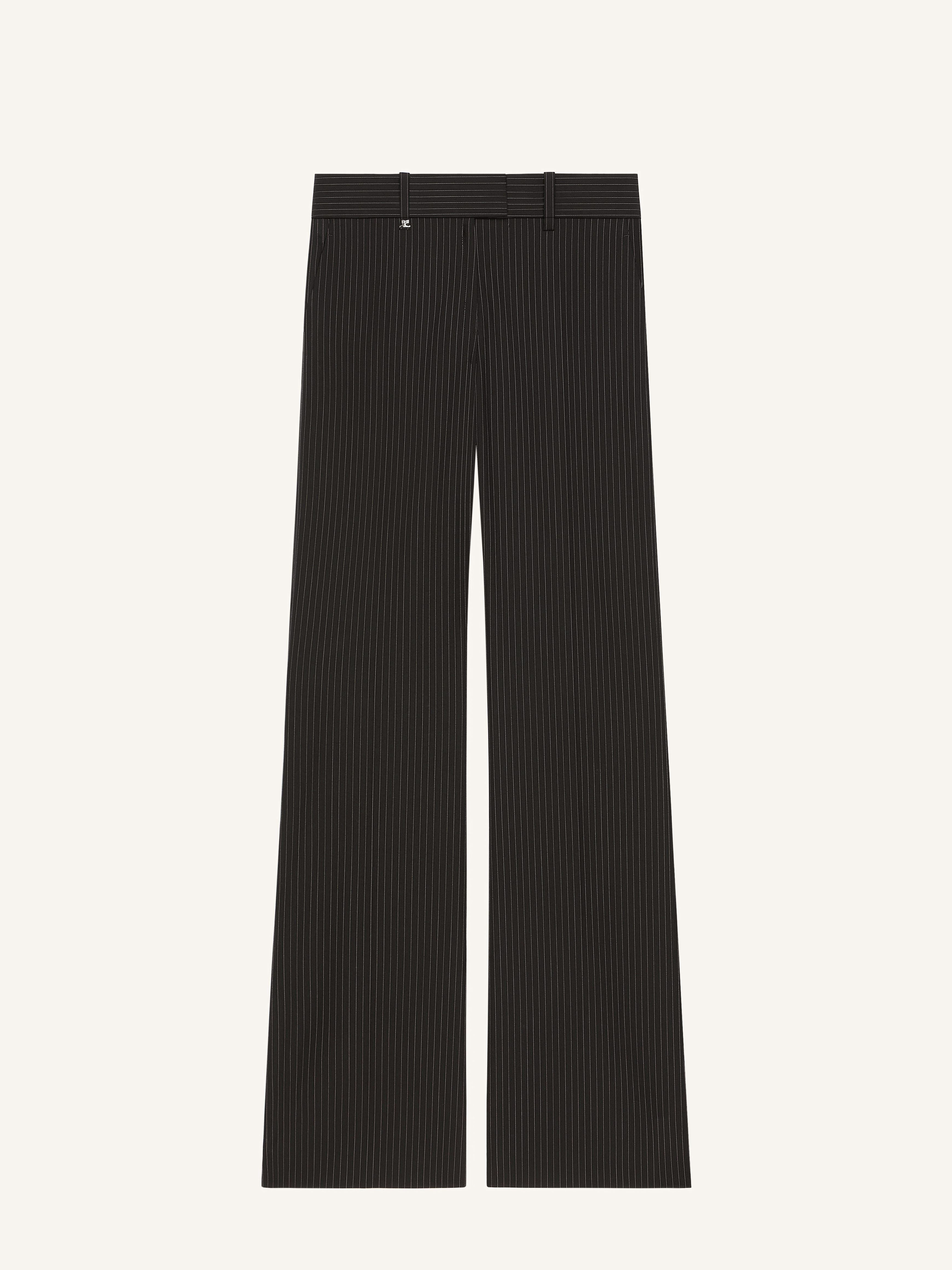 TAILORED PINSTRIPES BAGGY PANTS - 1