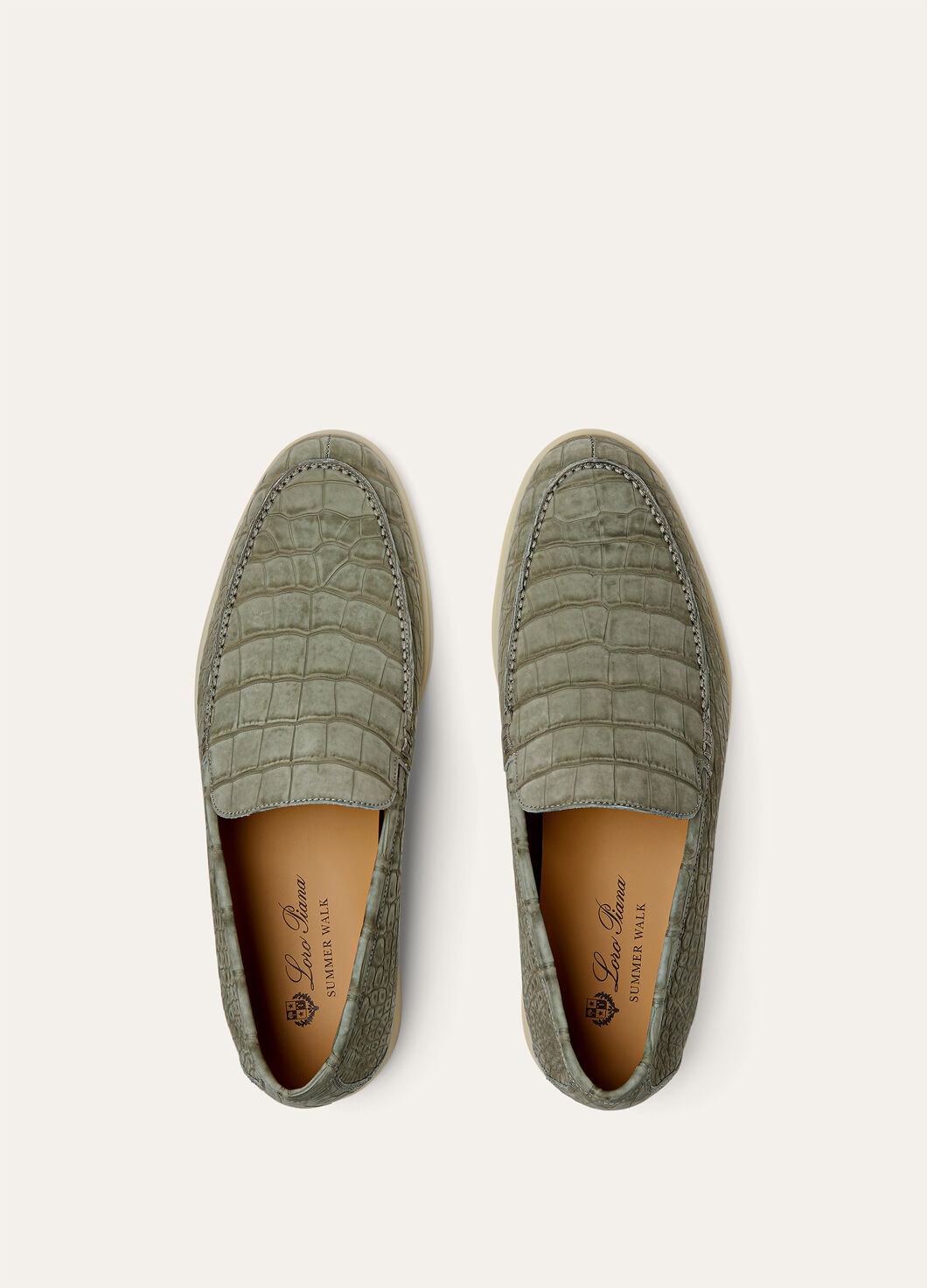 Summer Walk Nabuk Alligator Moccasin - 5