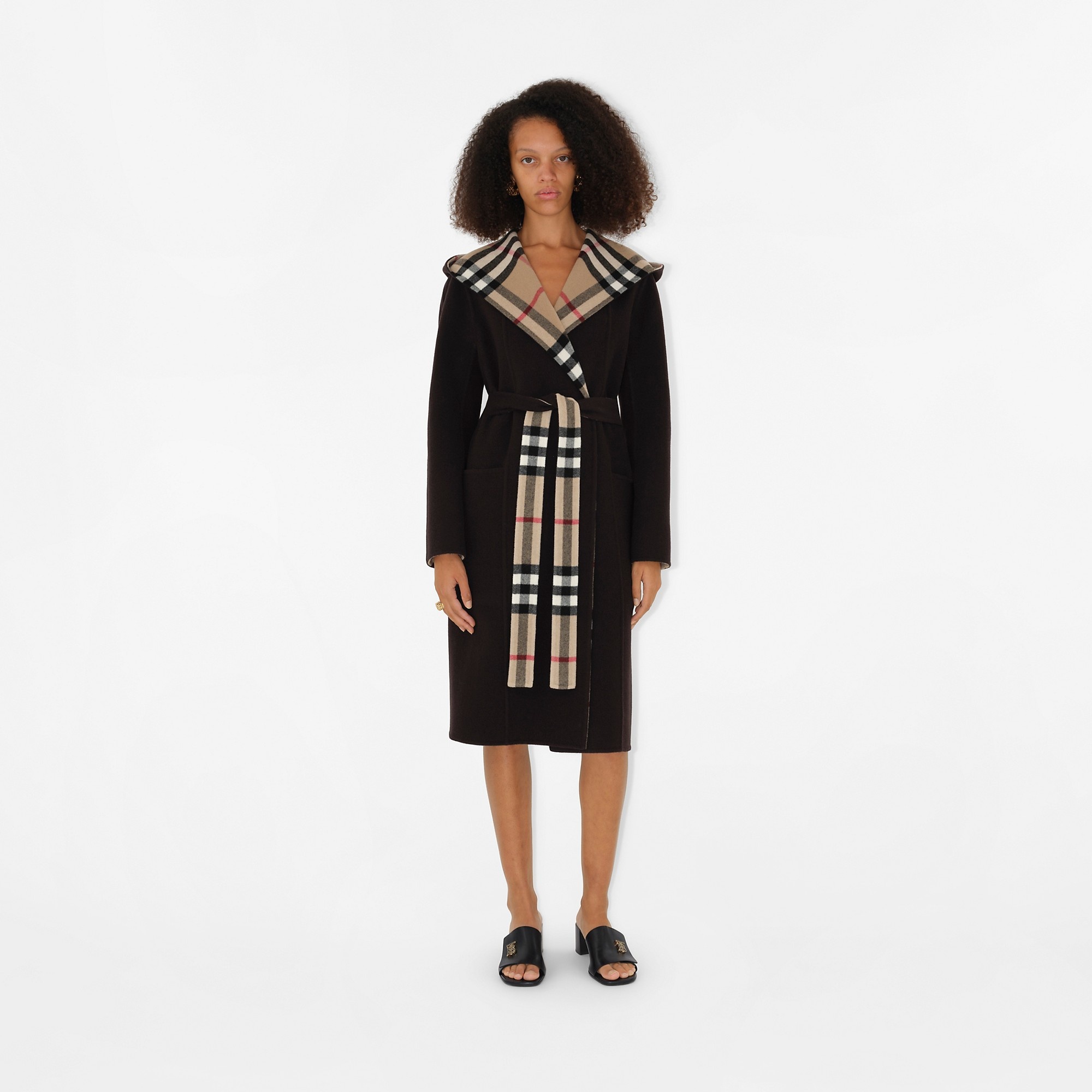 Wool Wrap Coat - 2