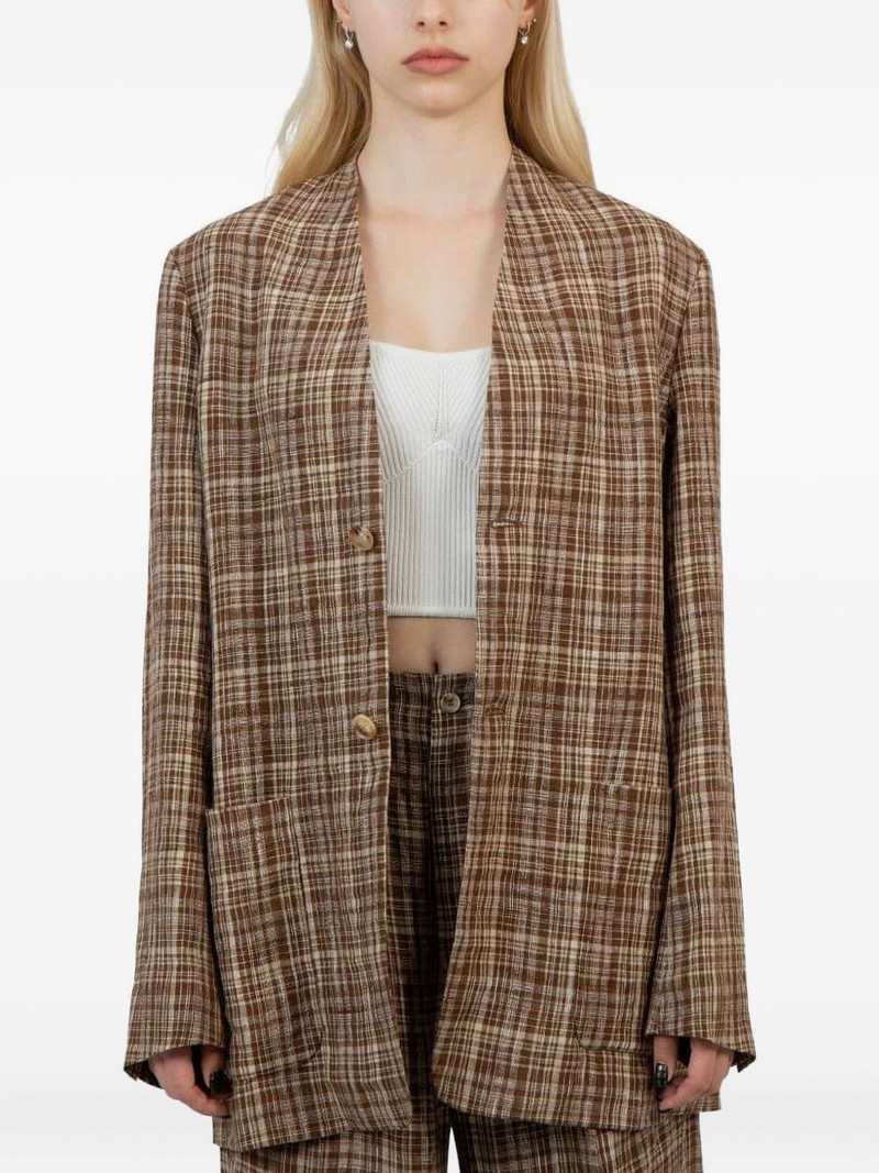 checked coat 1