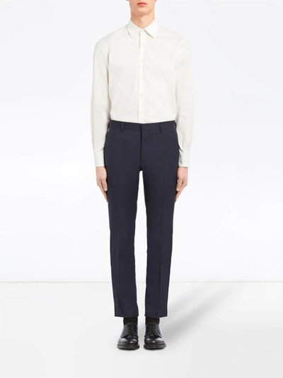 Prada tailored slim-fit trousers outlook