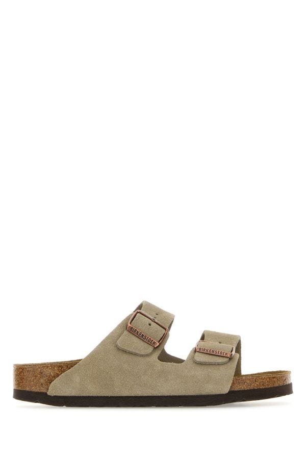 Grey suede Arizona slippers - 1