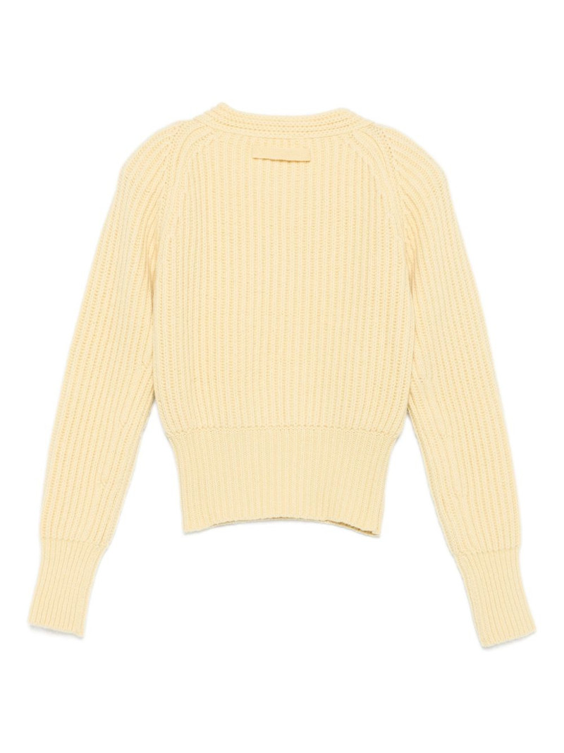 Victoria Beckham ribbed raglan-sleeve sweater outlook