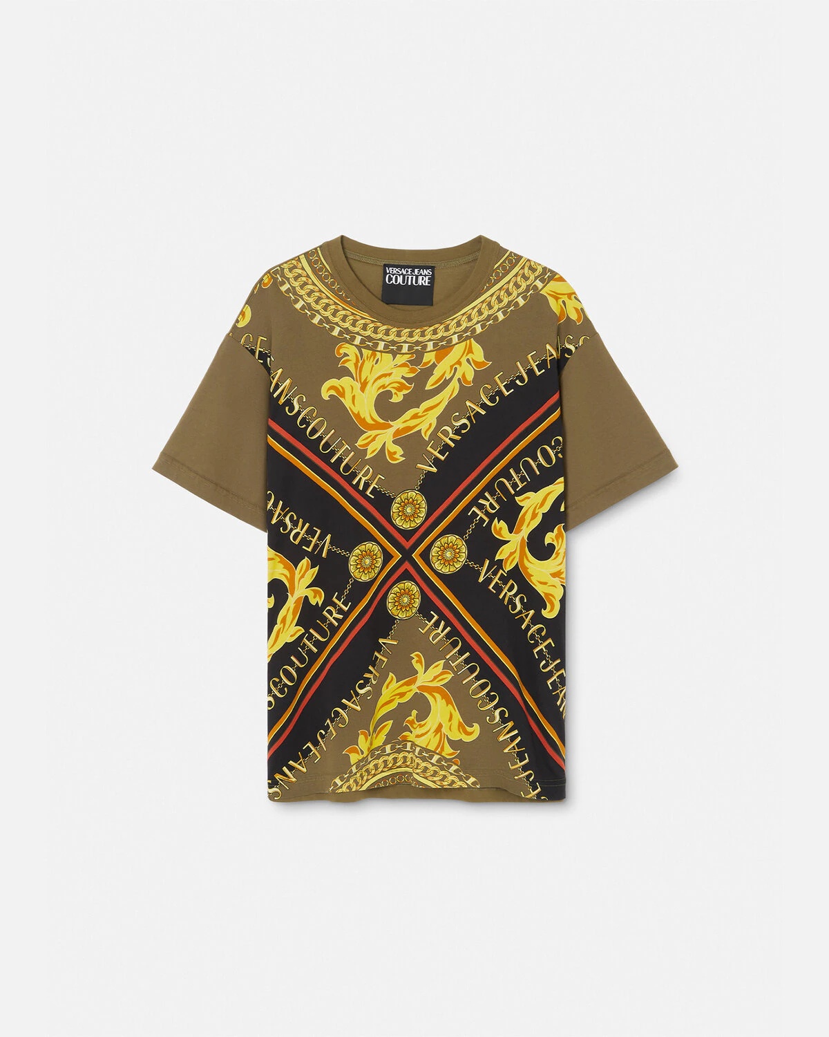 V-Emblem Chain T-Shirt - 1