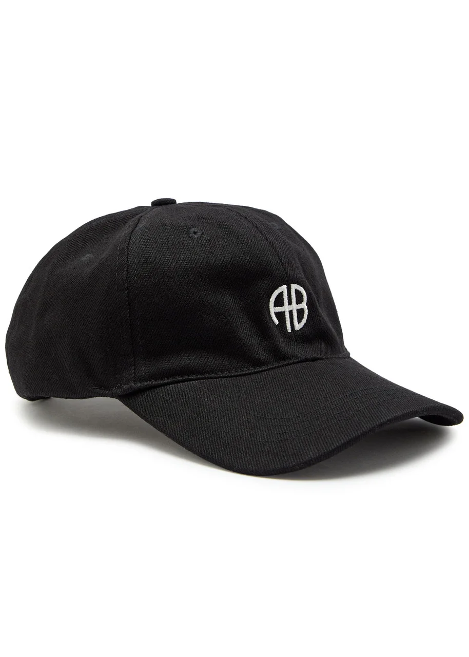 Anine Bing Jeremy Logo-embroidered Cotton cap - 1