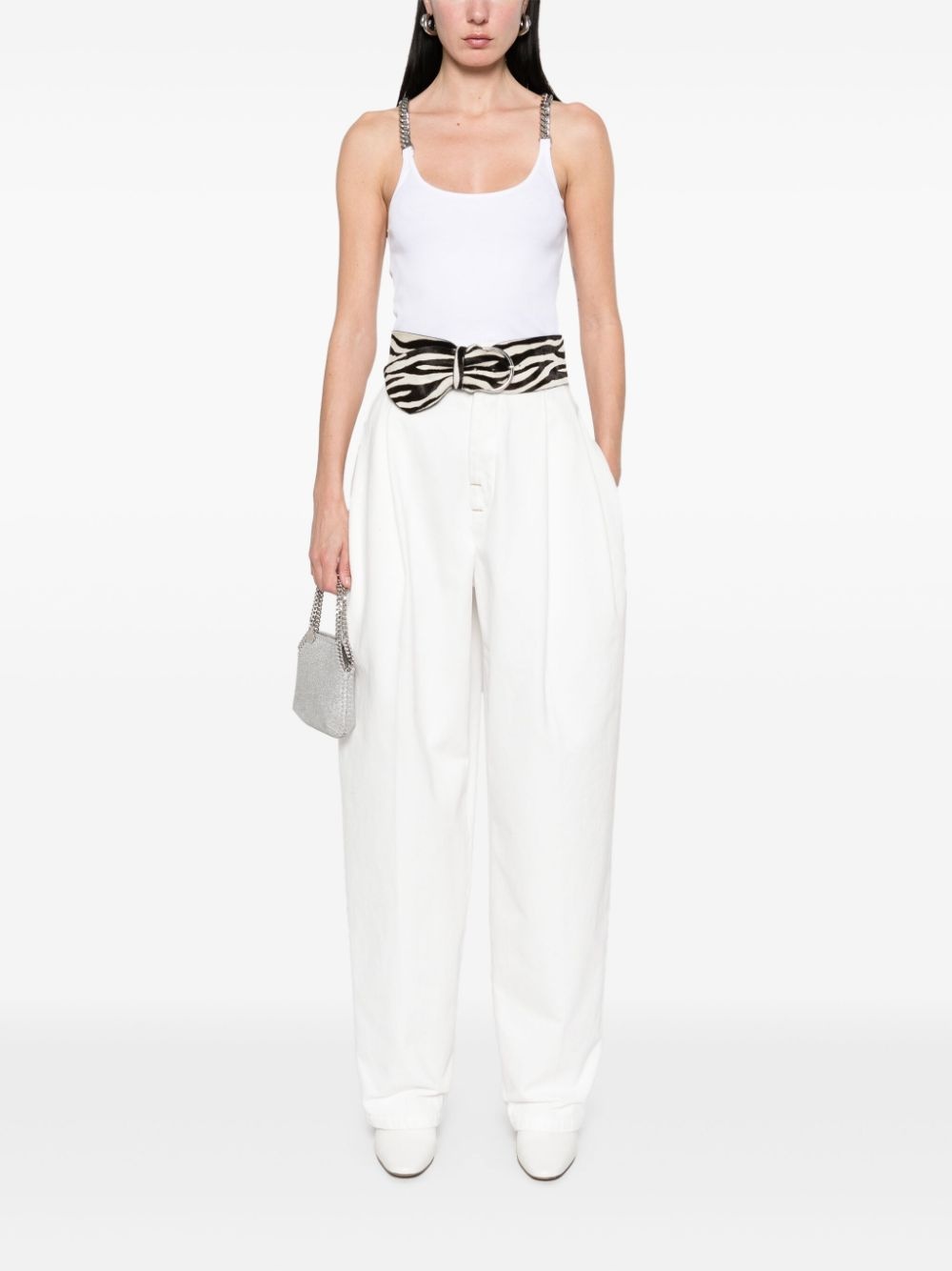 chain-straps tank top - 2