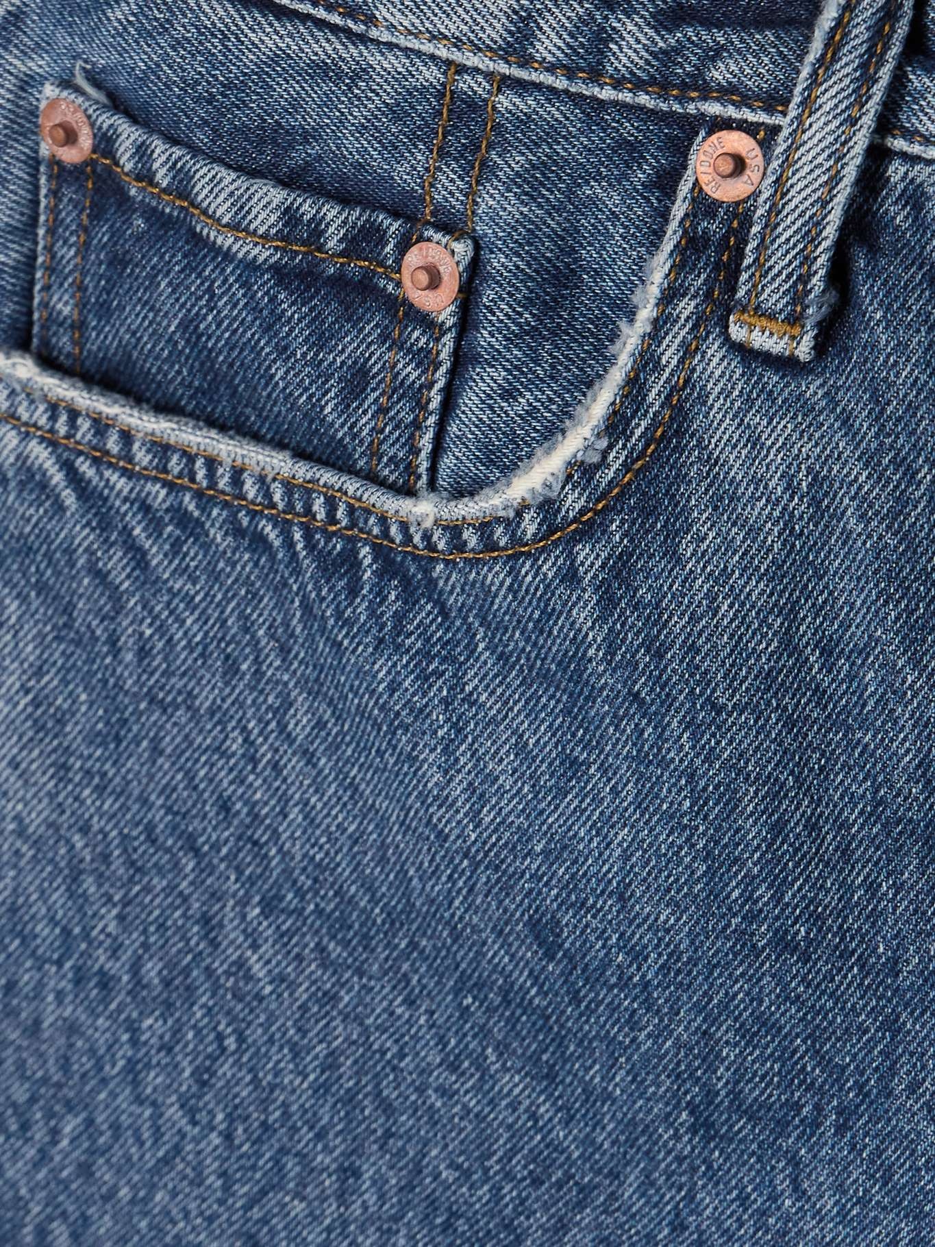 Organic denim shorts Mid denim - 5