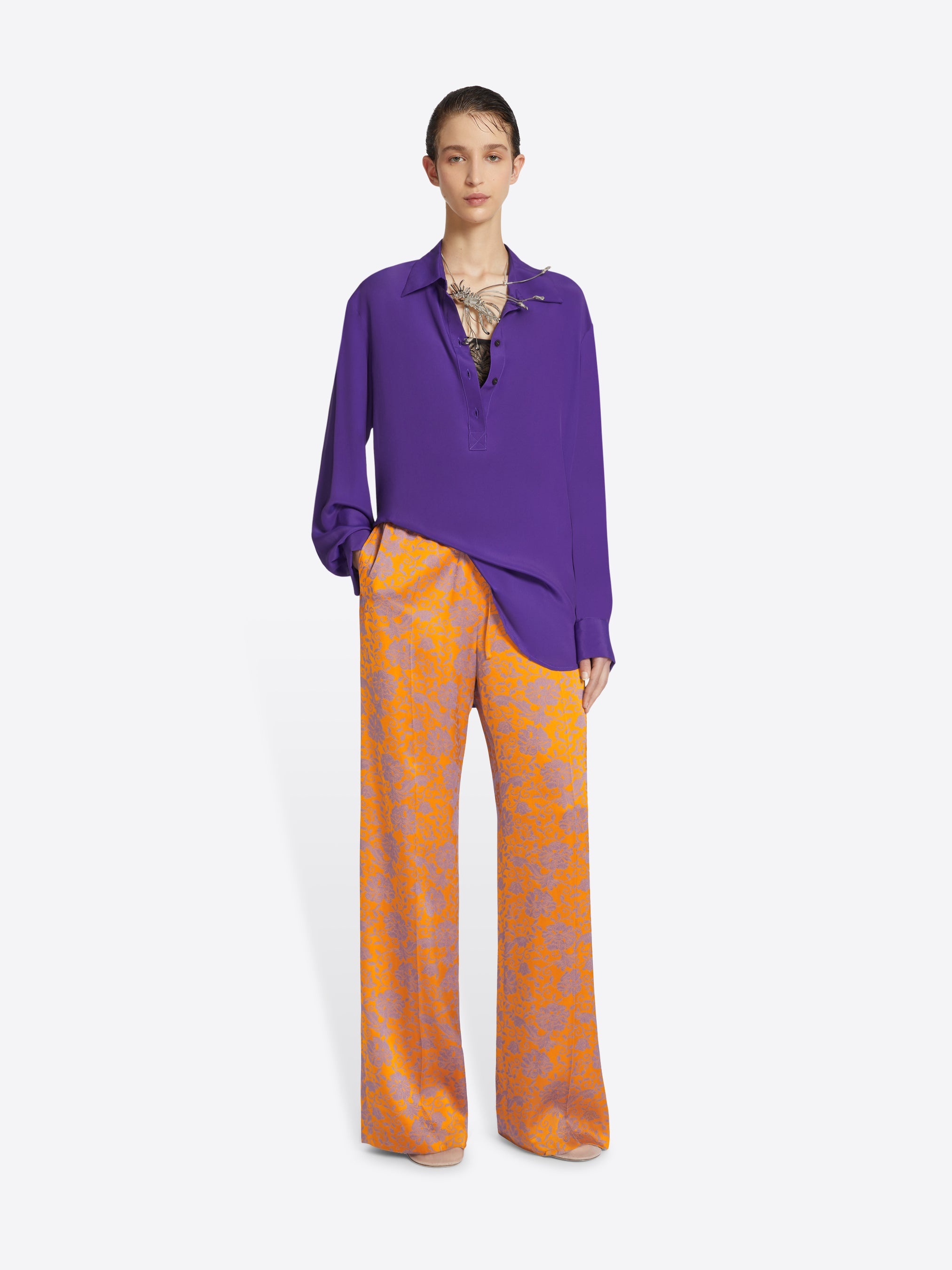 JACQUARD PANTS - 2