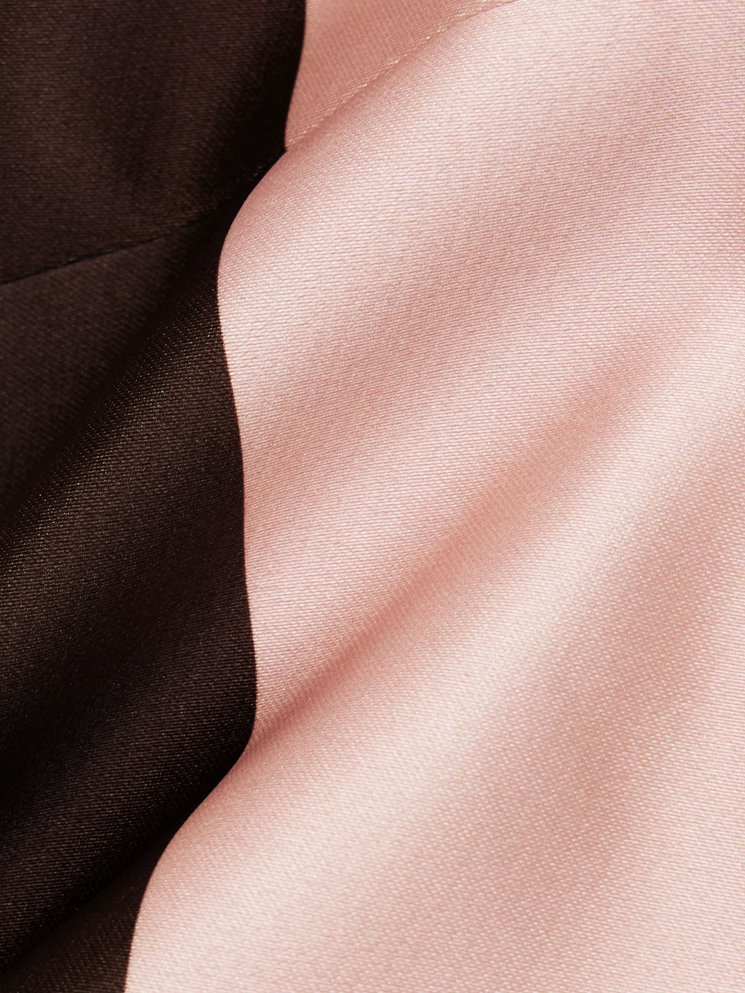 Kerina striped strapless duchesse-satin top Pink - 4