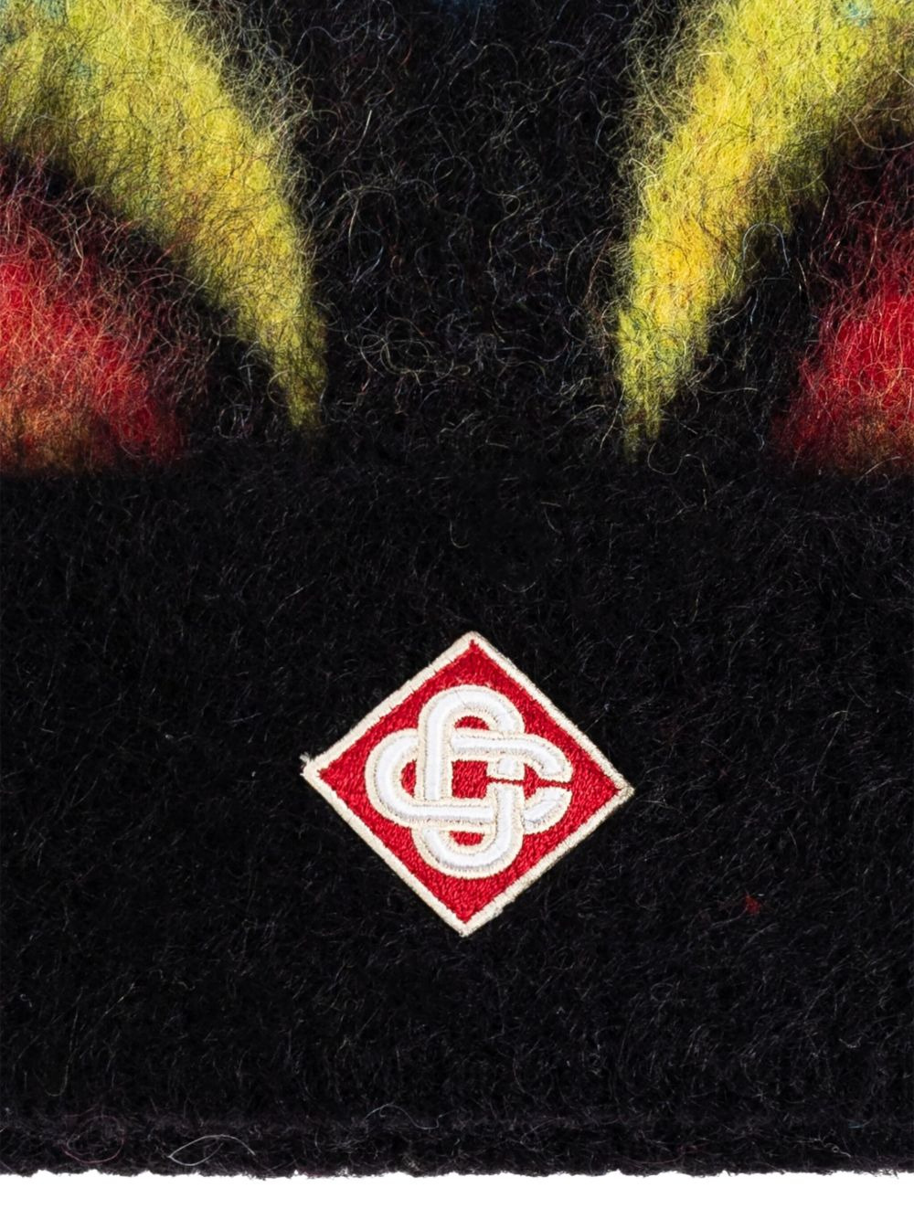 flame-motif beanie hat - 3