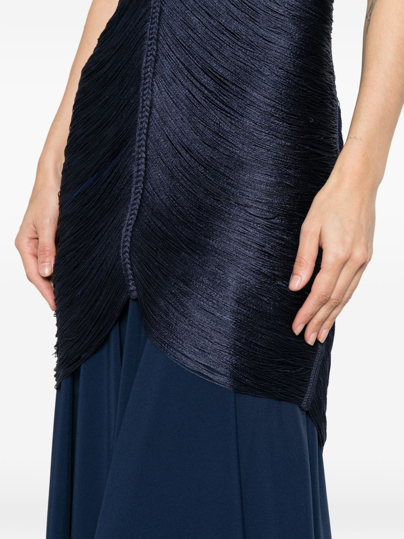 Nostalgia V-neck maxi dress 5