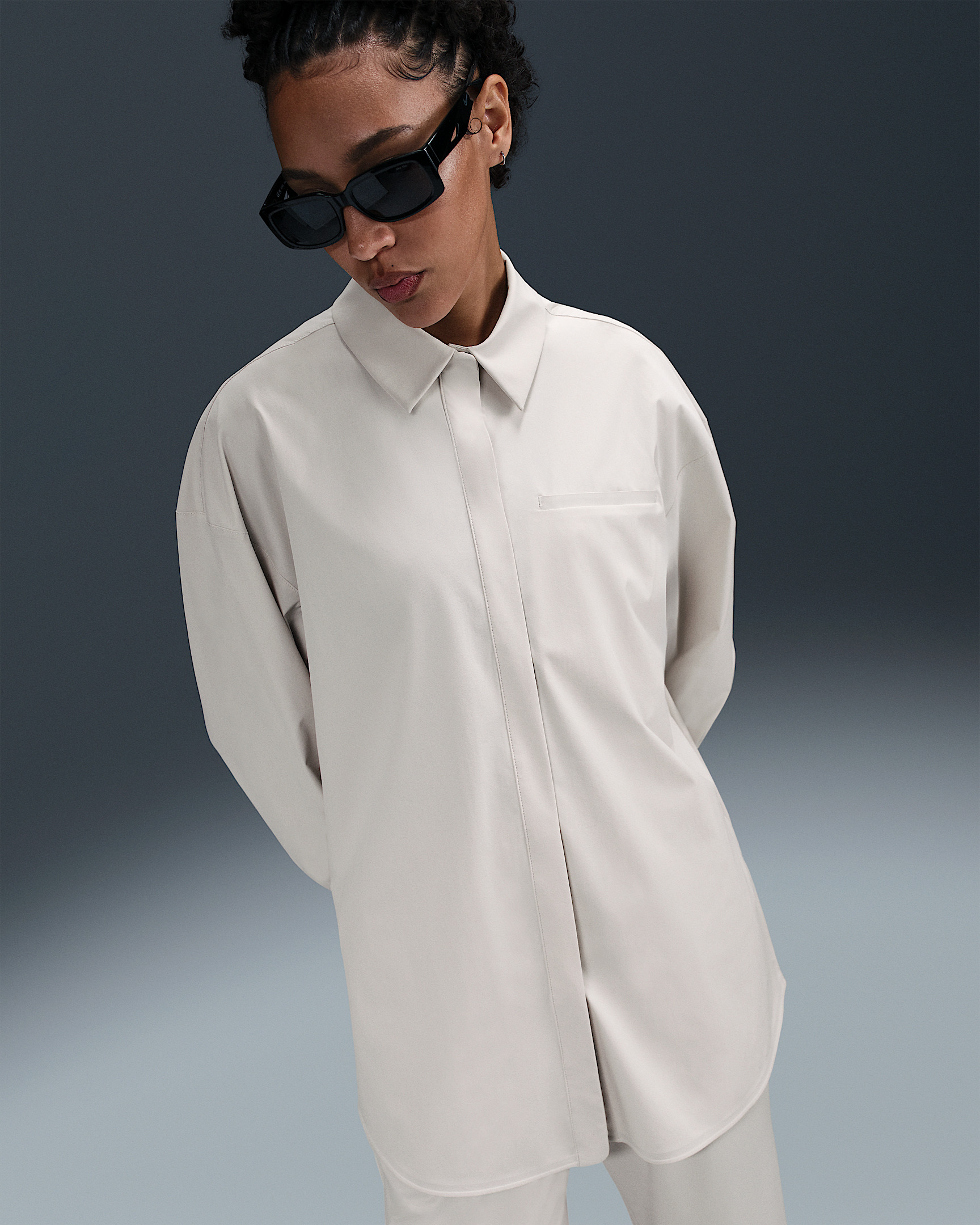 Nike24.7 PerfectStretch Dri-FIT ボタンシャツ M Shirt Nike 24.7 PerfectStretch Dri-FIT Relaxed Long Sleeve