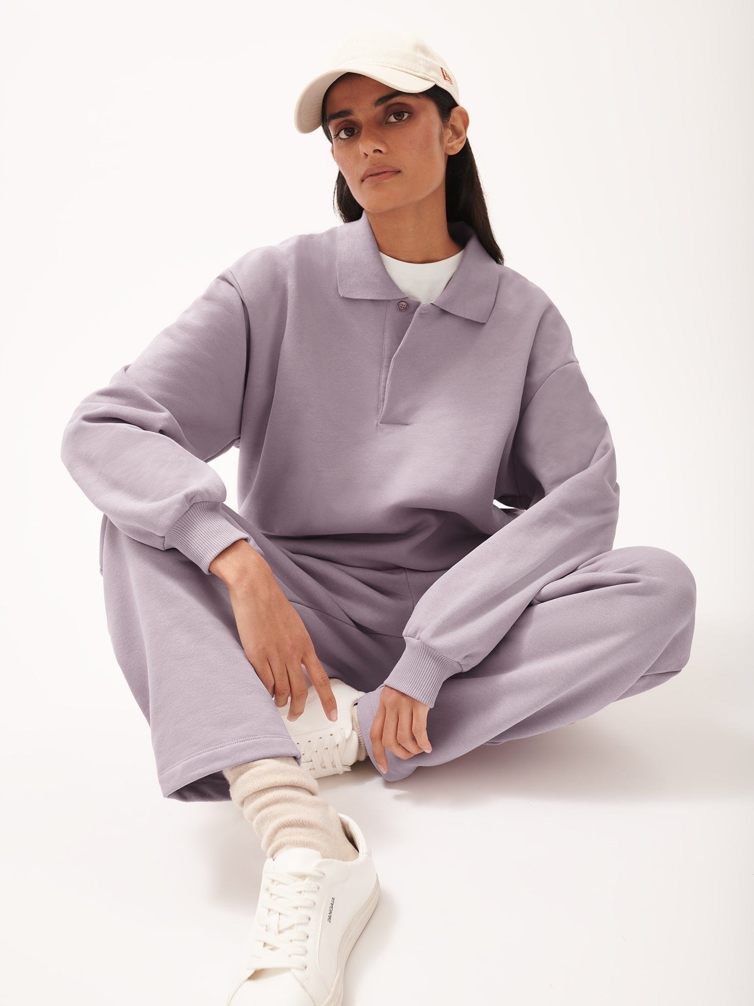 Womens DNA Barrel-Leg Track Pants - Raisin Purple - 5
