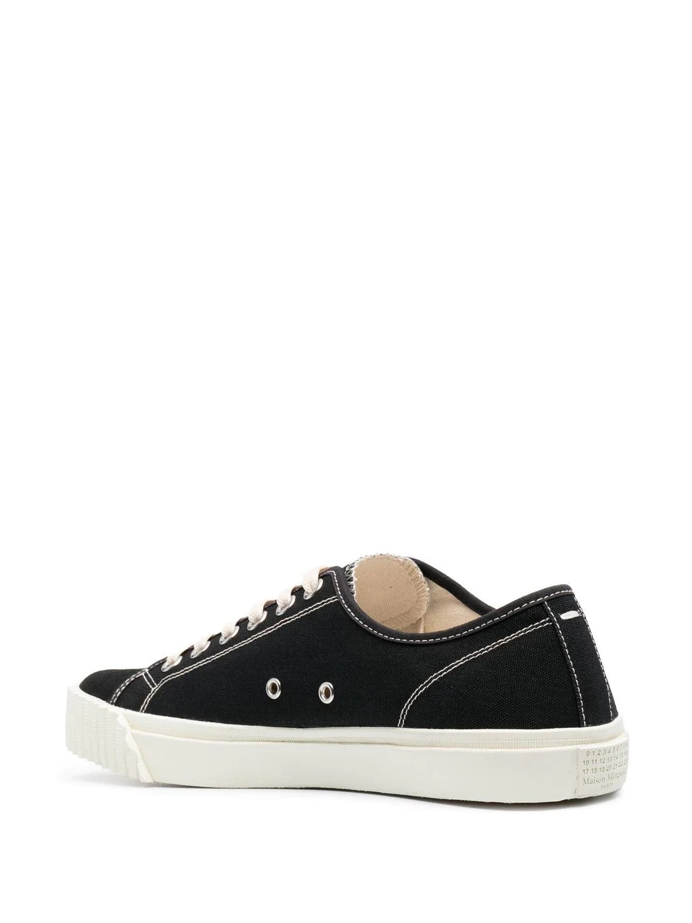 lace-up low-top sneakers - 2