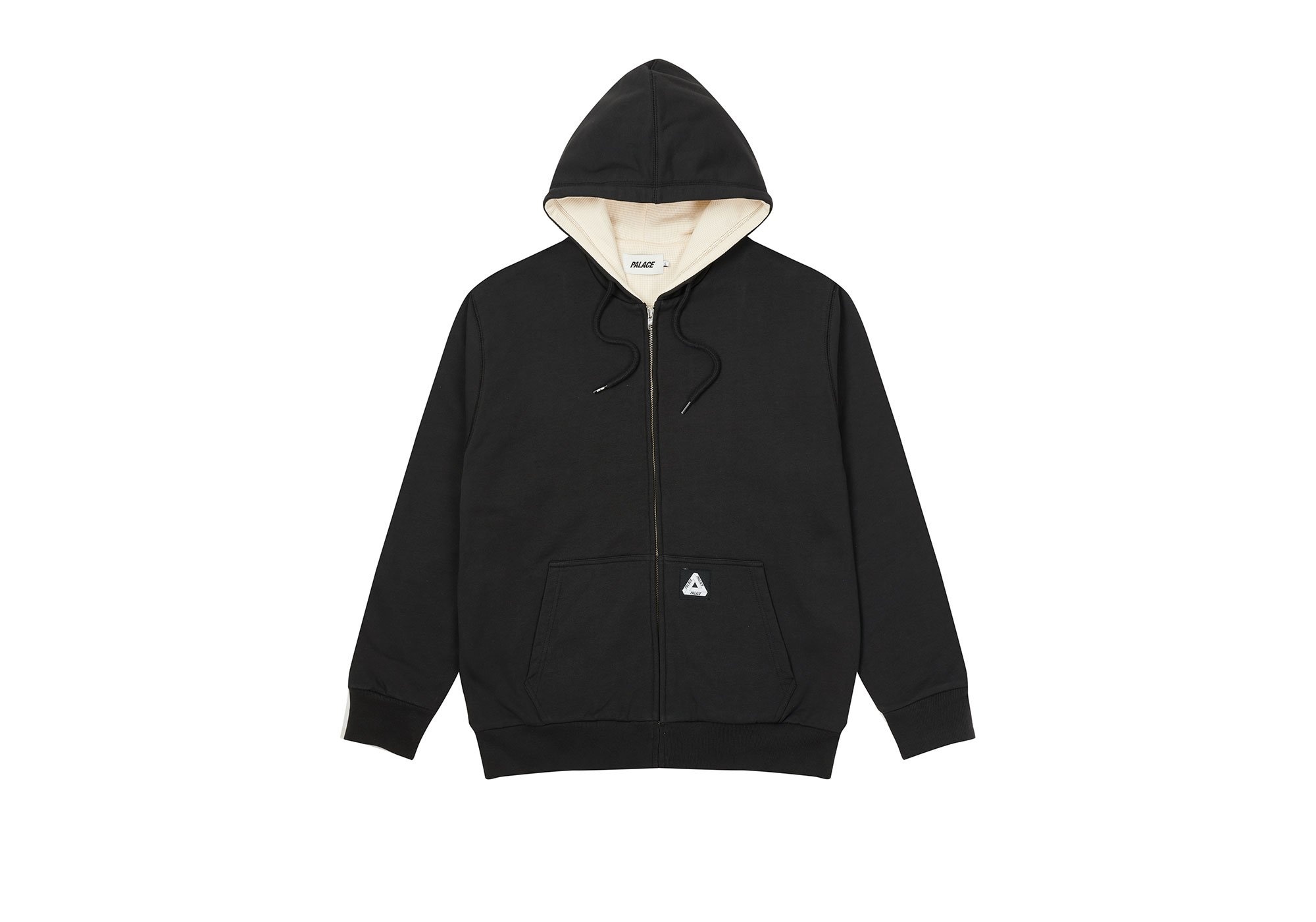 PATCH THERMAL ZIP HOOD BLACK - 1