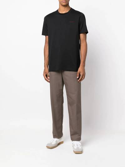 Marni logo-print cotton T-shirt outlook