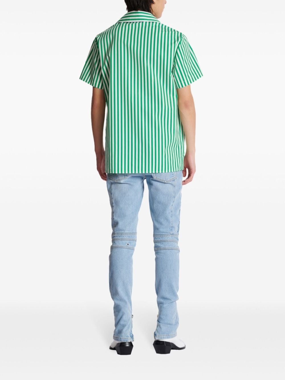 striped cotton pyjama shirt - 4