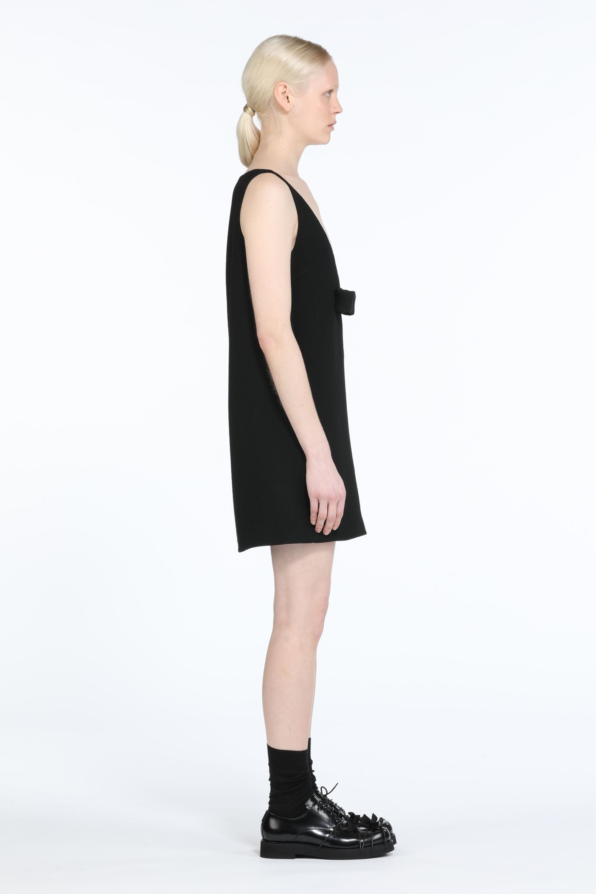 BOW-EMBELLISHED MINI DRESS - 3